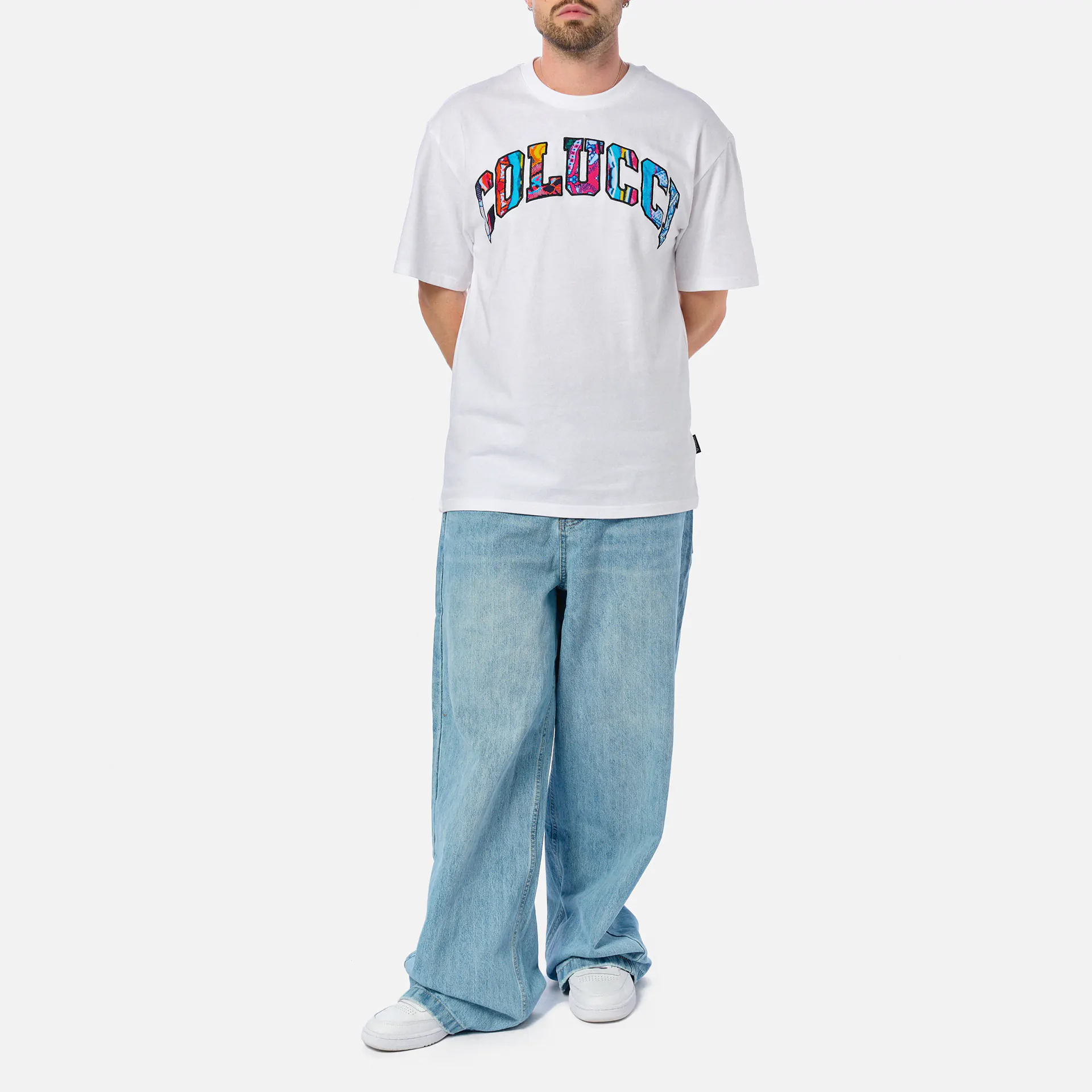 Colucci Logo T-Shirt College White/AOP Multi