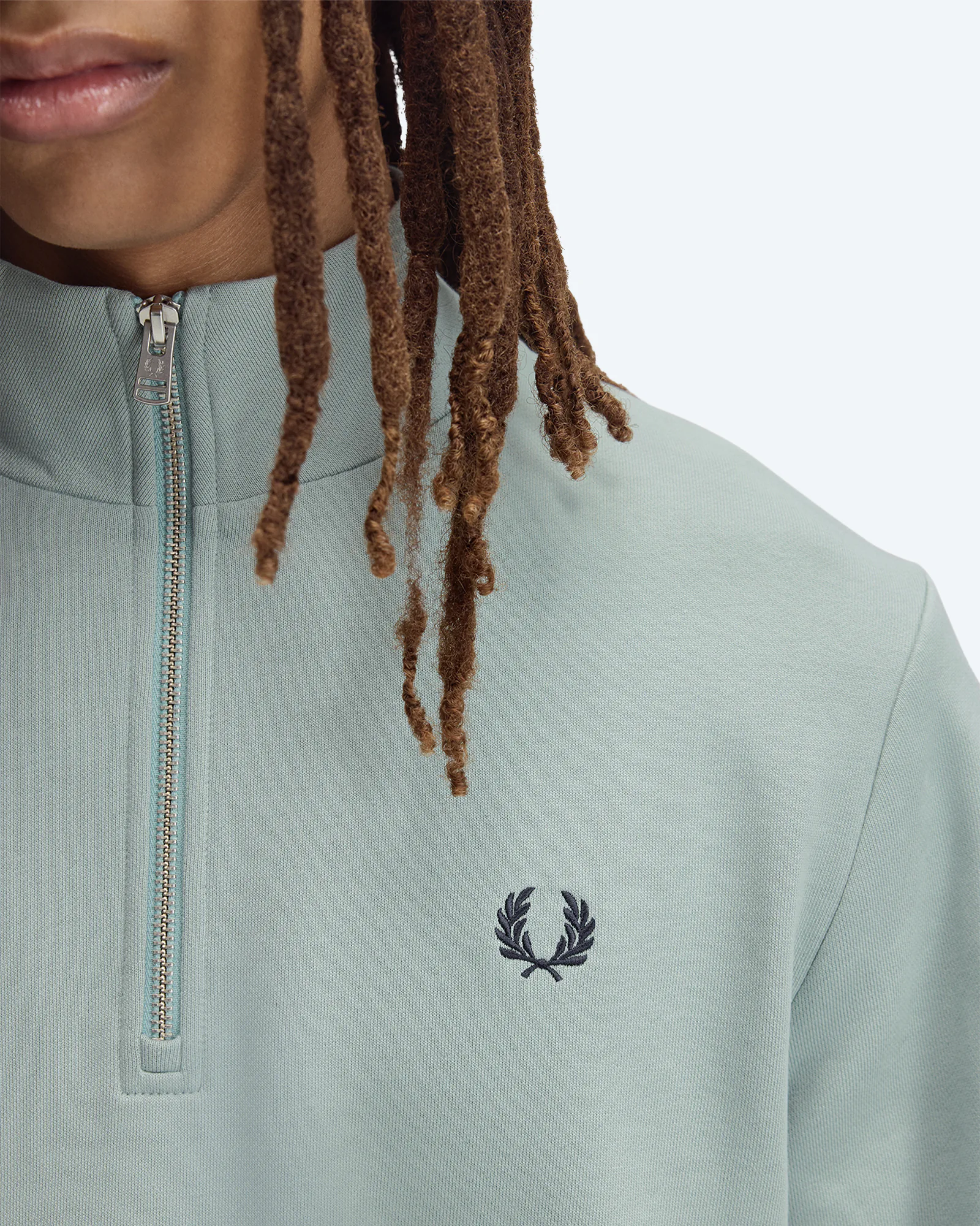 Half Zip Sweatshirt Silverblue/Dark Airforce/Dark Airforce