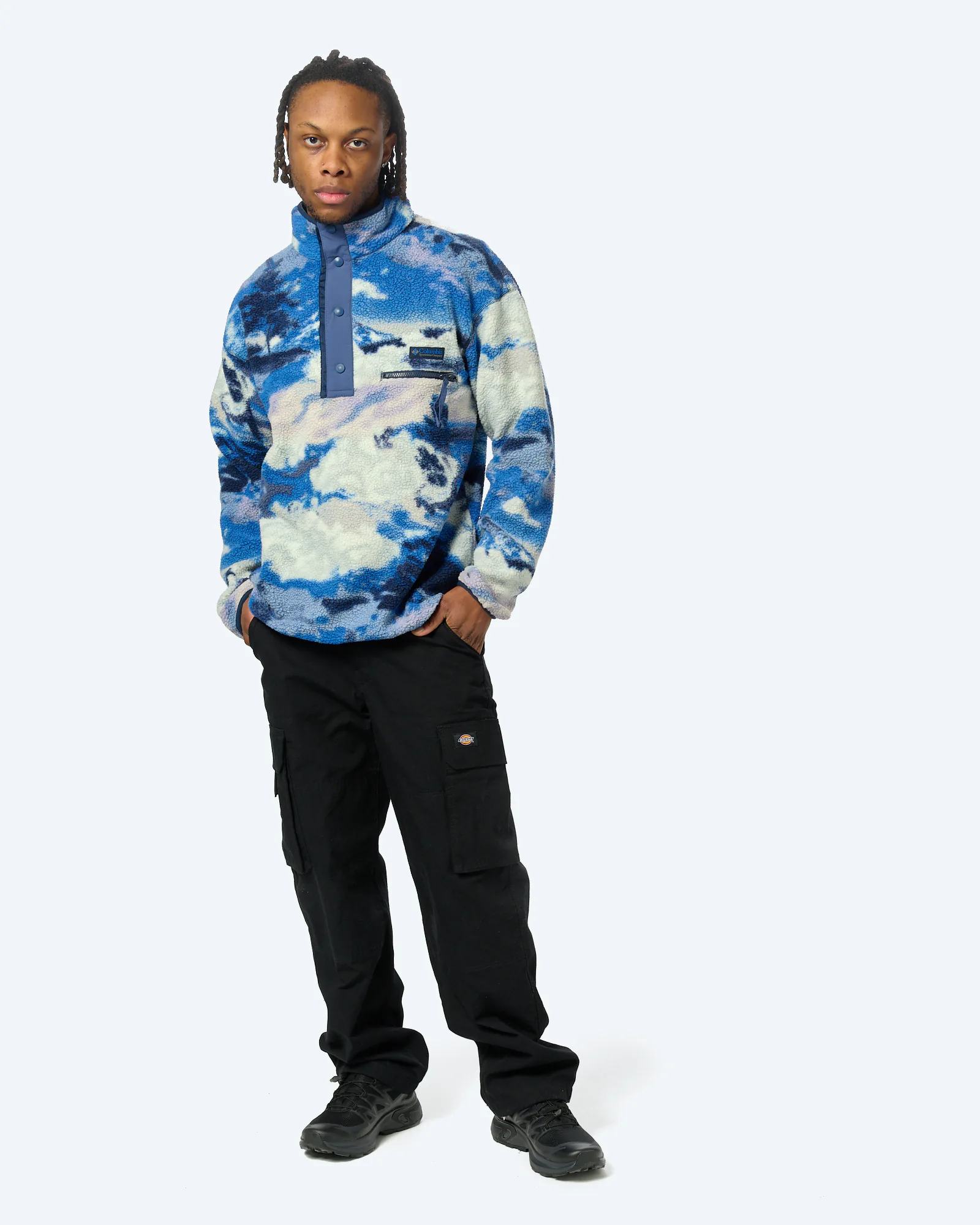 Columbia Helvetia™ II Printed Half Snap Fleece Collegiate Navy