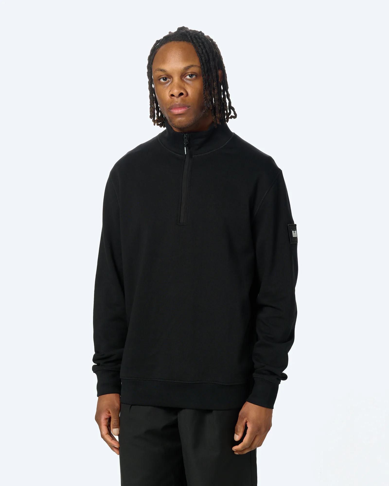 Weekend Offender Kraviz Quarter Zip Black