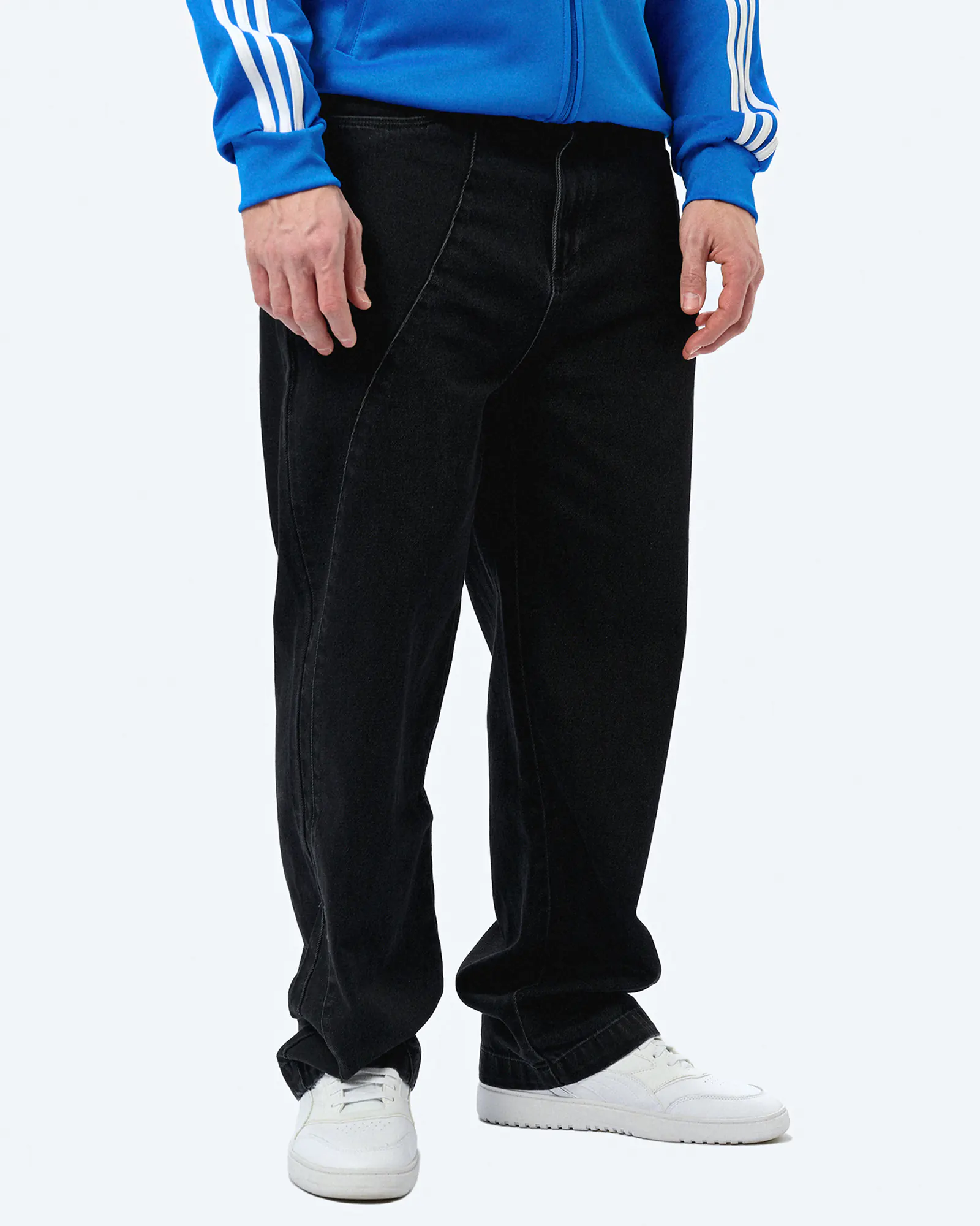 PEGADOR Waco Wide Baggy Jeans Washed Black PEGADOR Waco Wide Baggy Jeans Washed Black