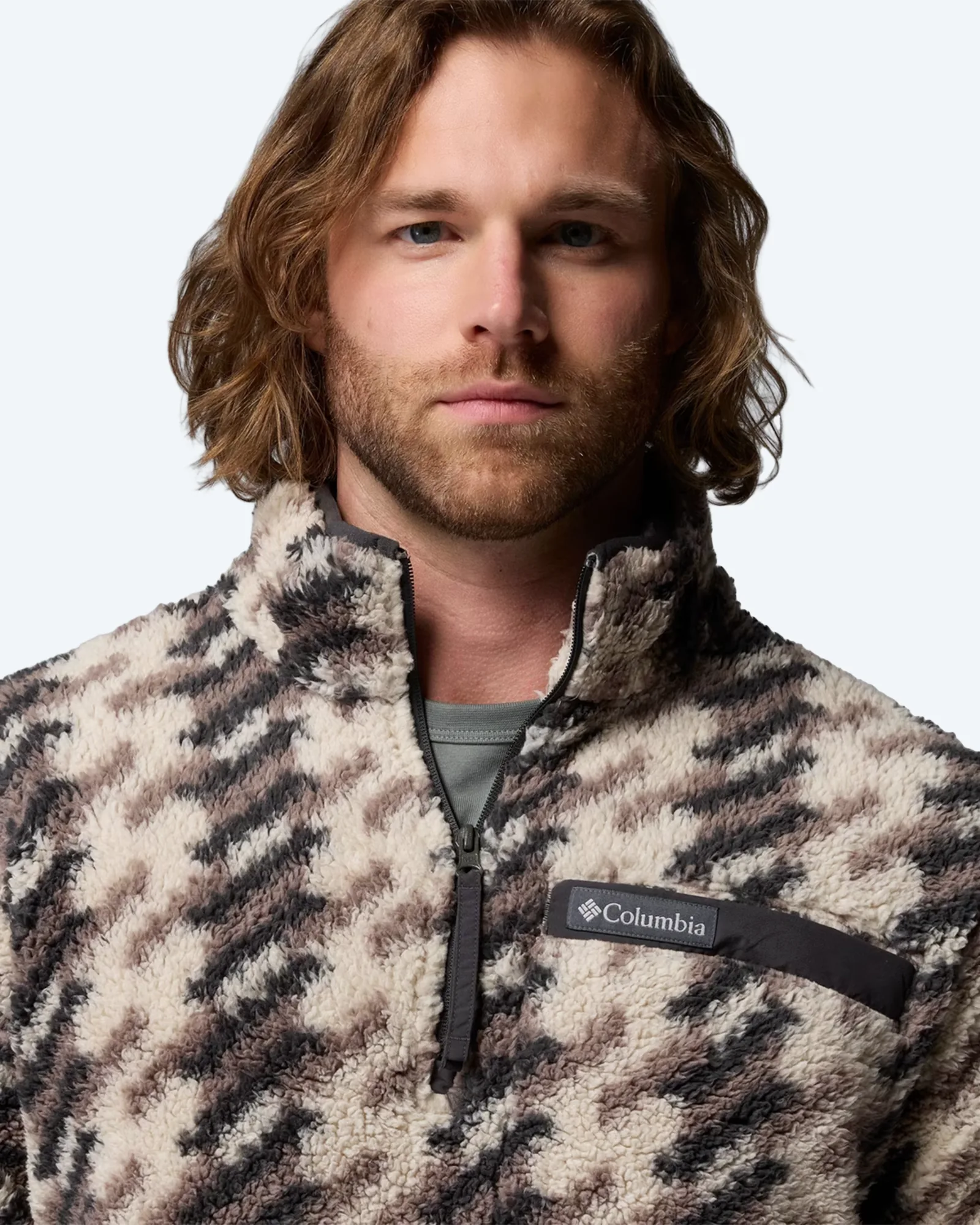 Rugged Ridge™ High Pile Half Zip Dark Stone Twills