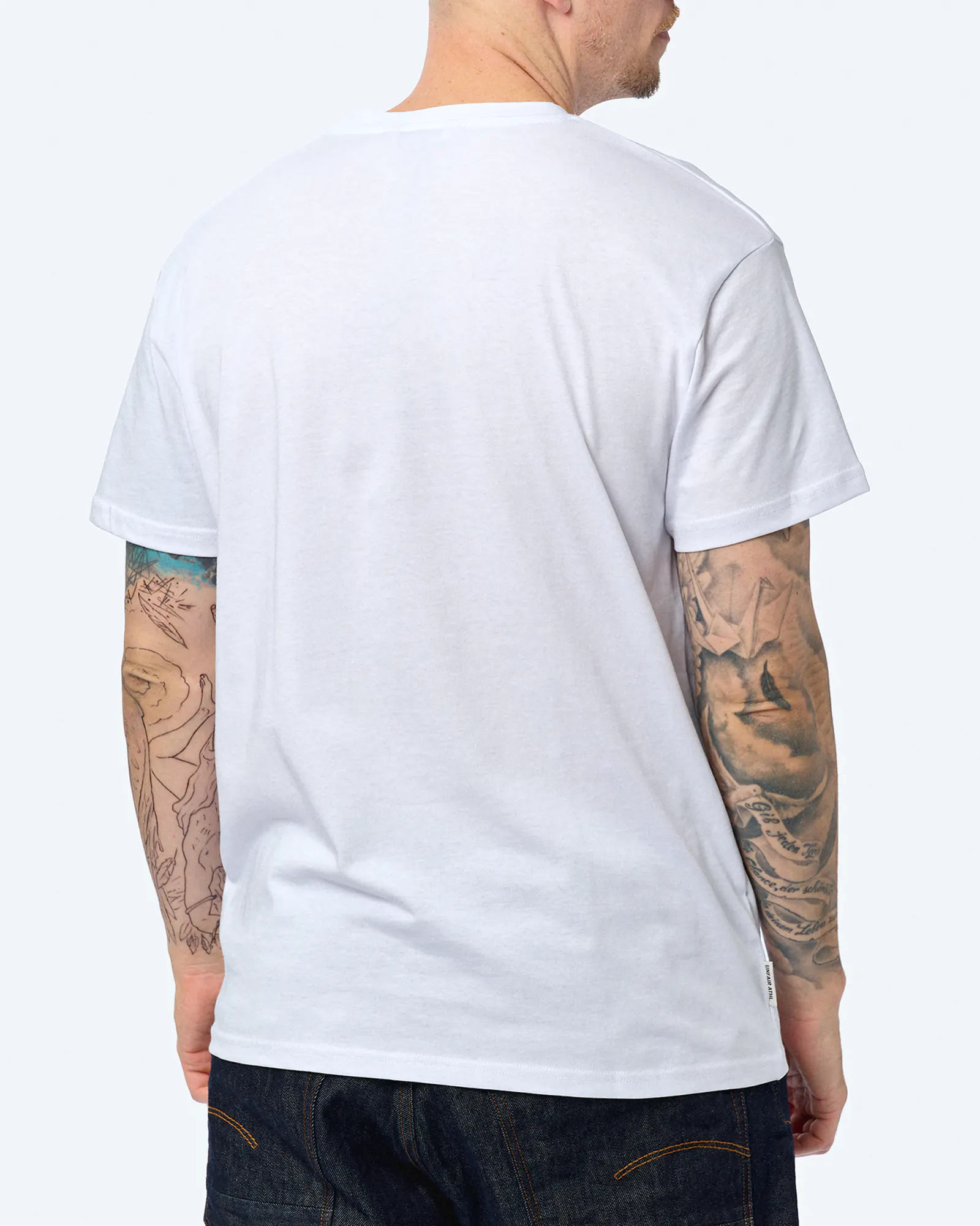 Unfair Athletics Classic Label T-Shirt White  Unfair Athletics Classic Label T-Shirt White
