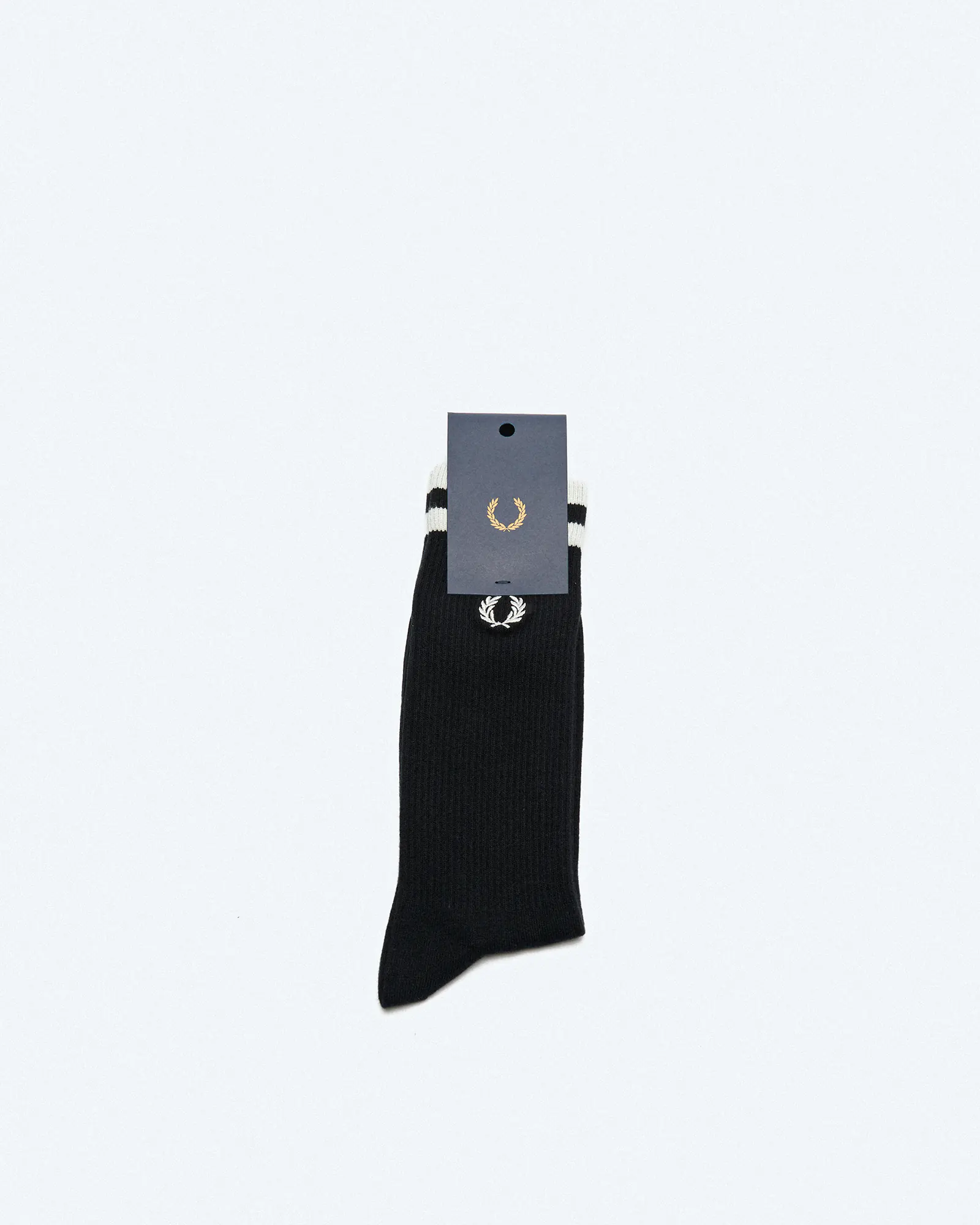 Fred Perry Tipped Sports Sock Black/Snow White