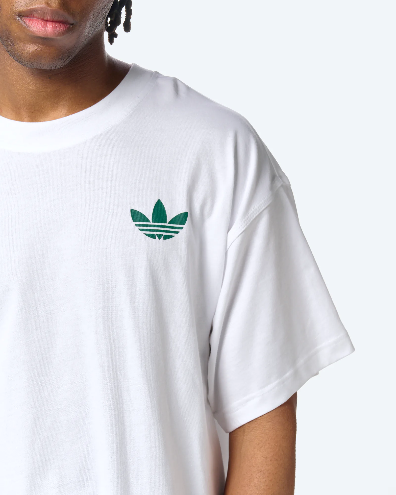 adidas Originals Sport Club Oversized GFX T-Shirt White