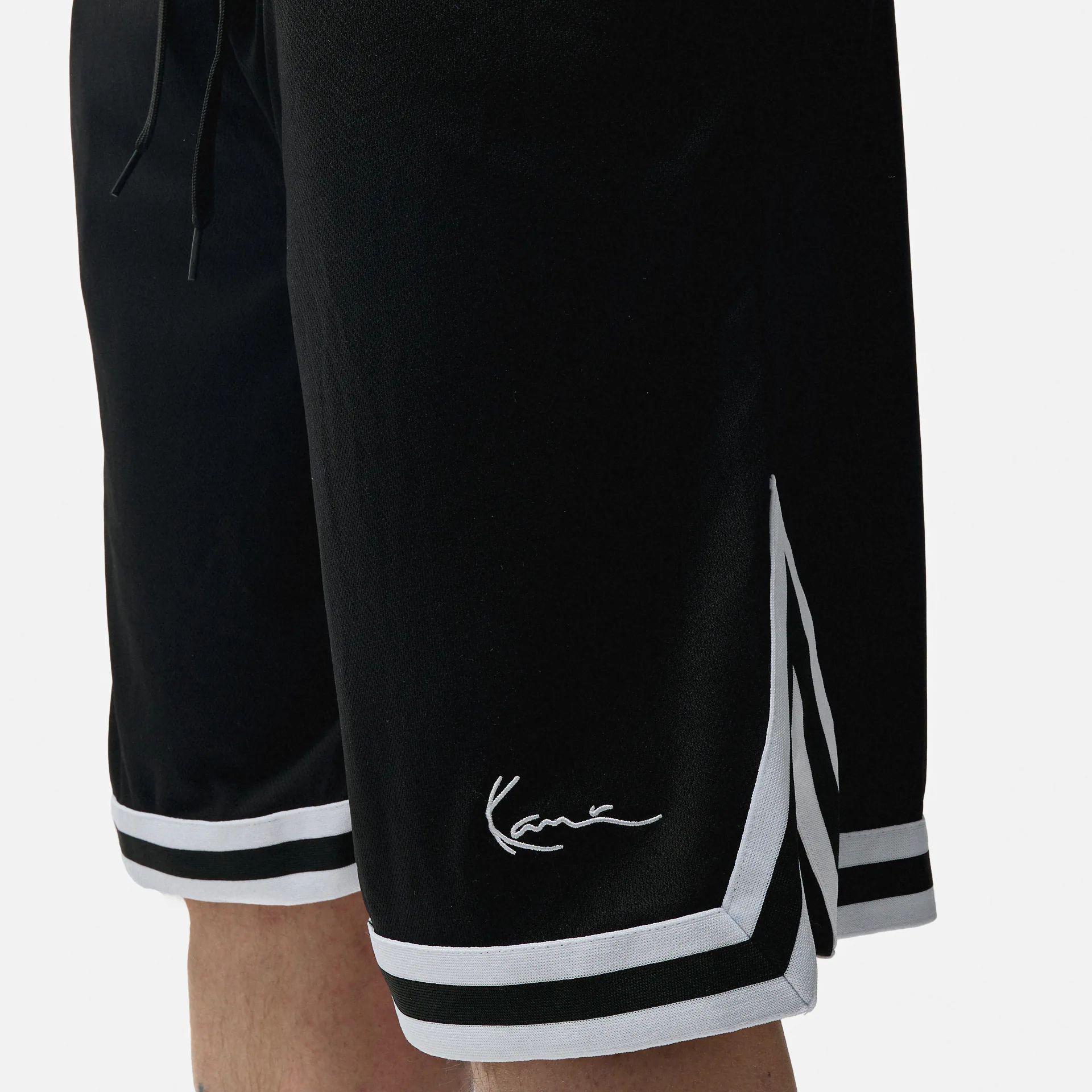 Karl Kani Signature Mesh Shorts Black/White