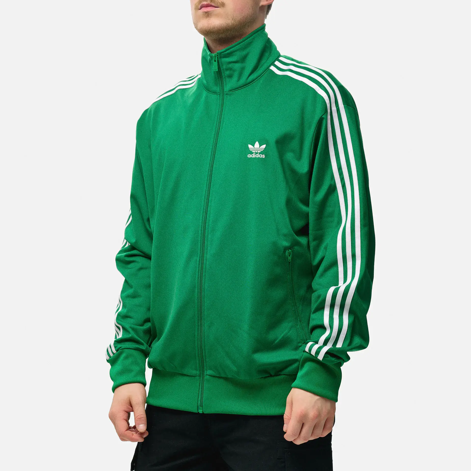 Adidas originals green jacket hot sale