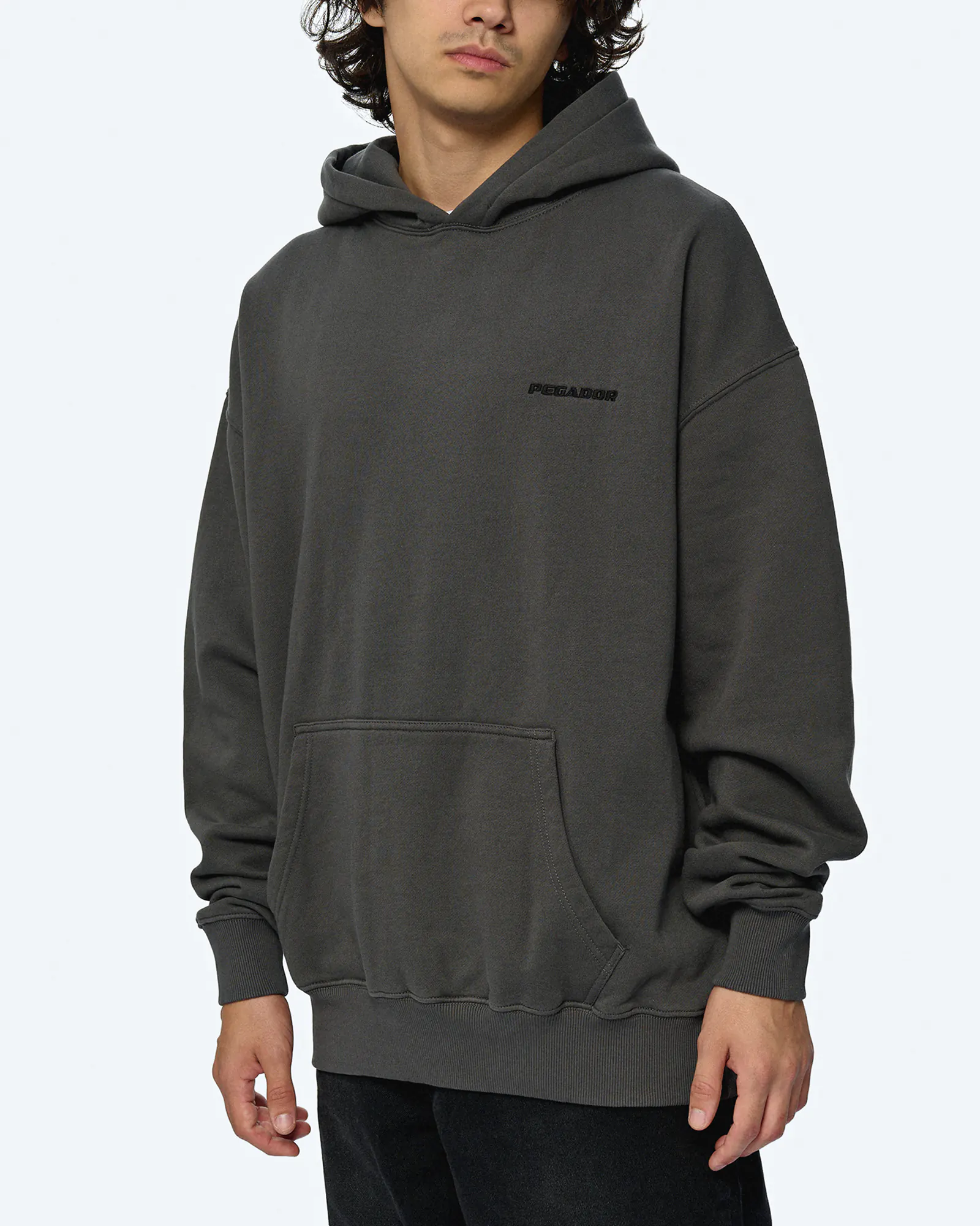 Kapuzenpullover Oversize Kapuzenjacke Herren PEGADOR Logo