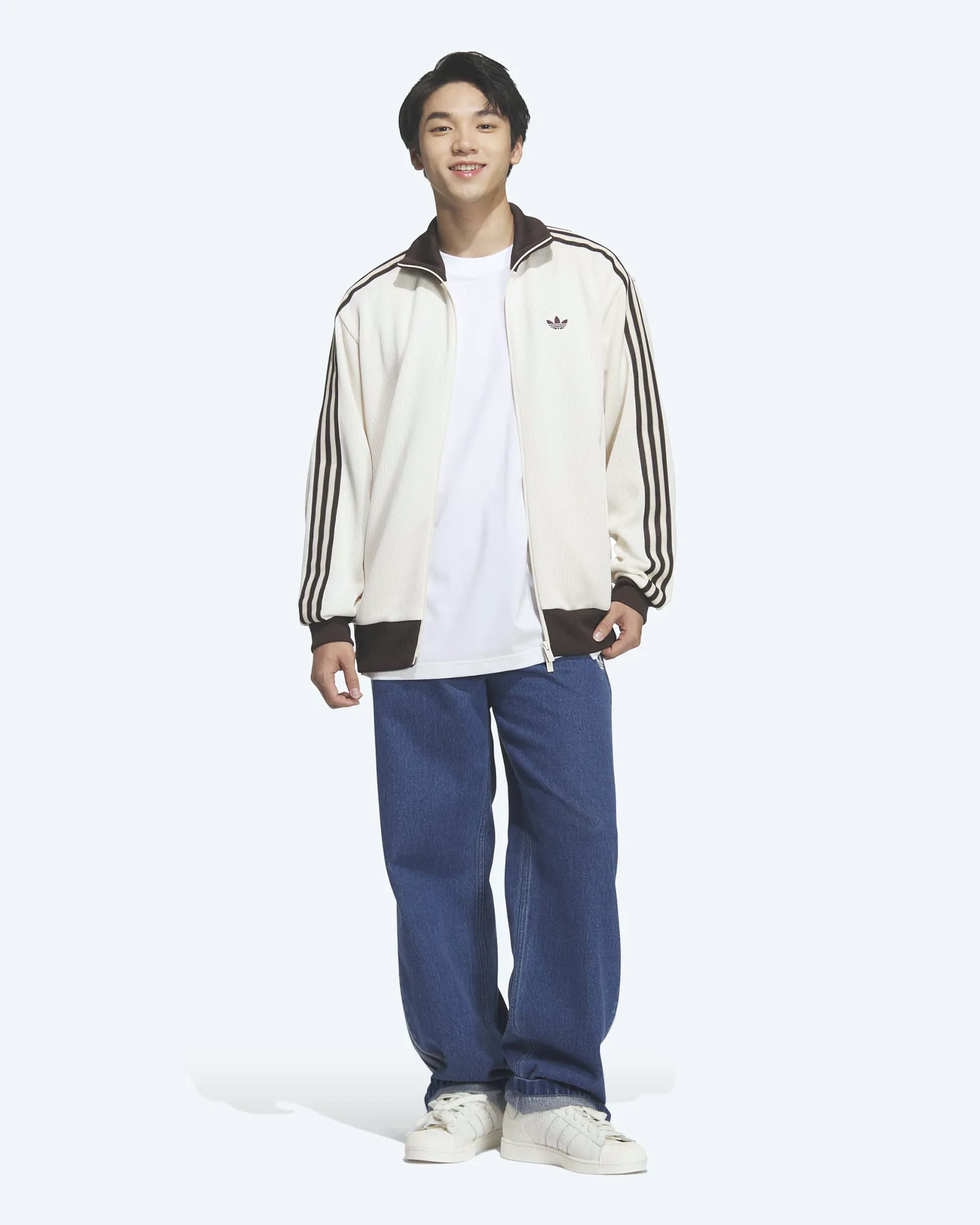 Firebird Knit Tracktop Wonder White