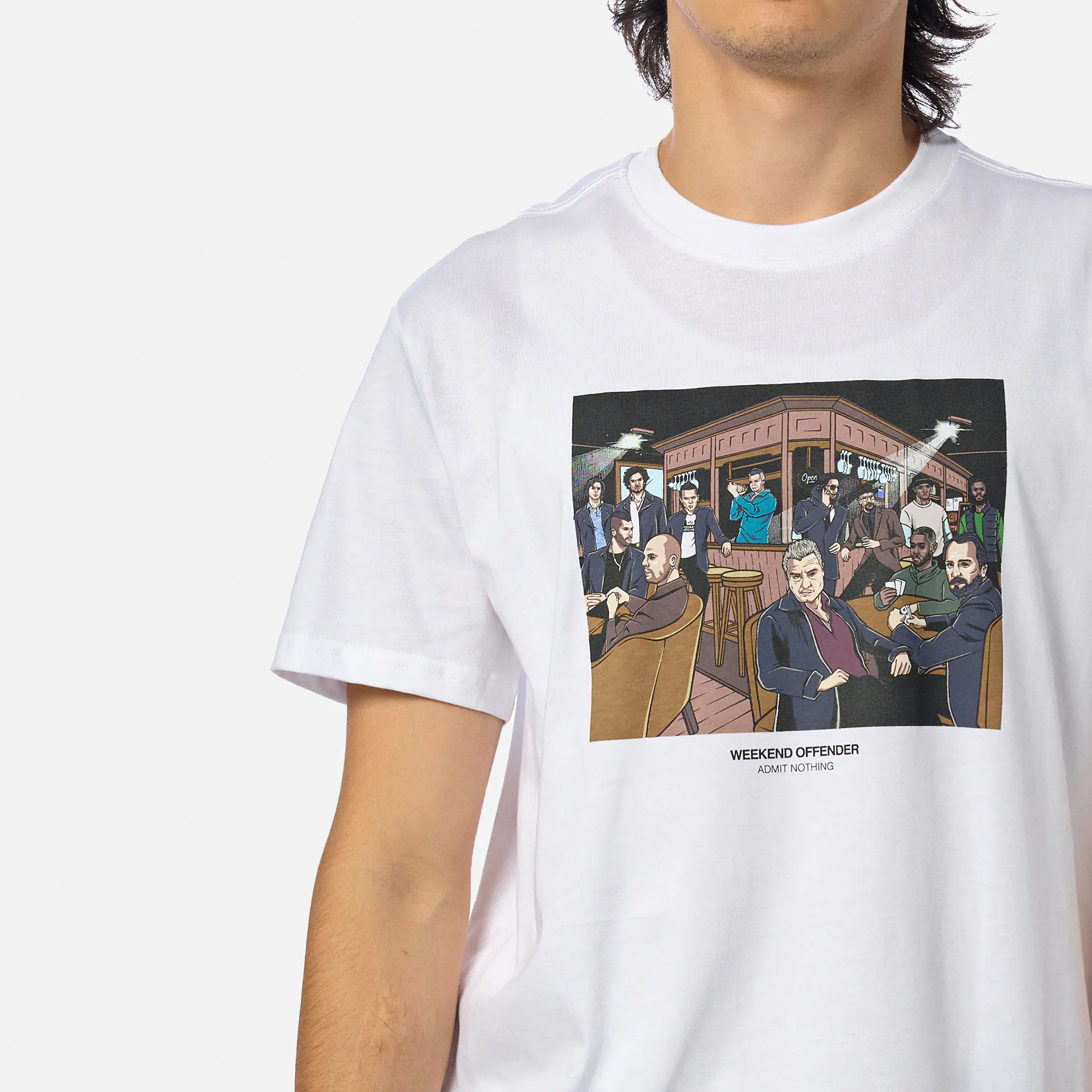 Weekend Offender Wyndham T-Shirt White