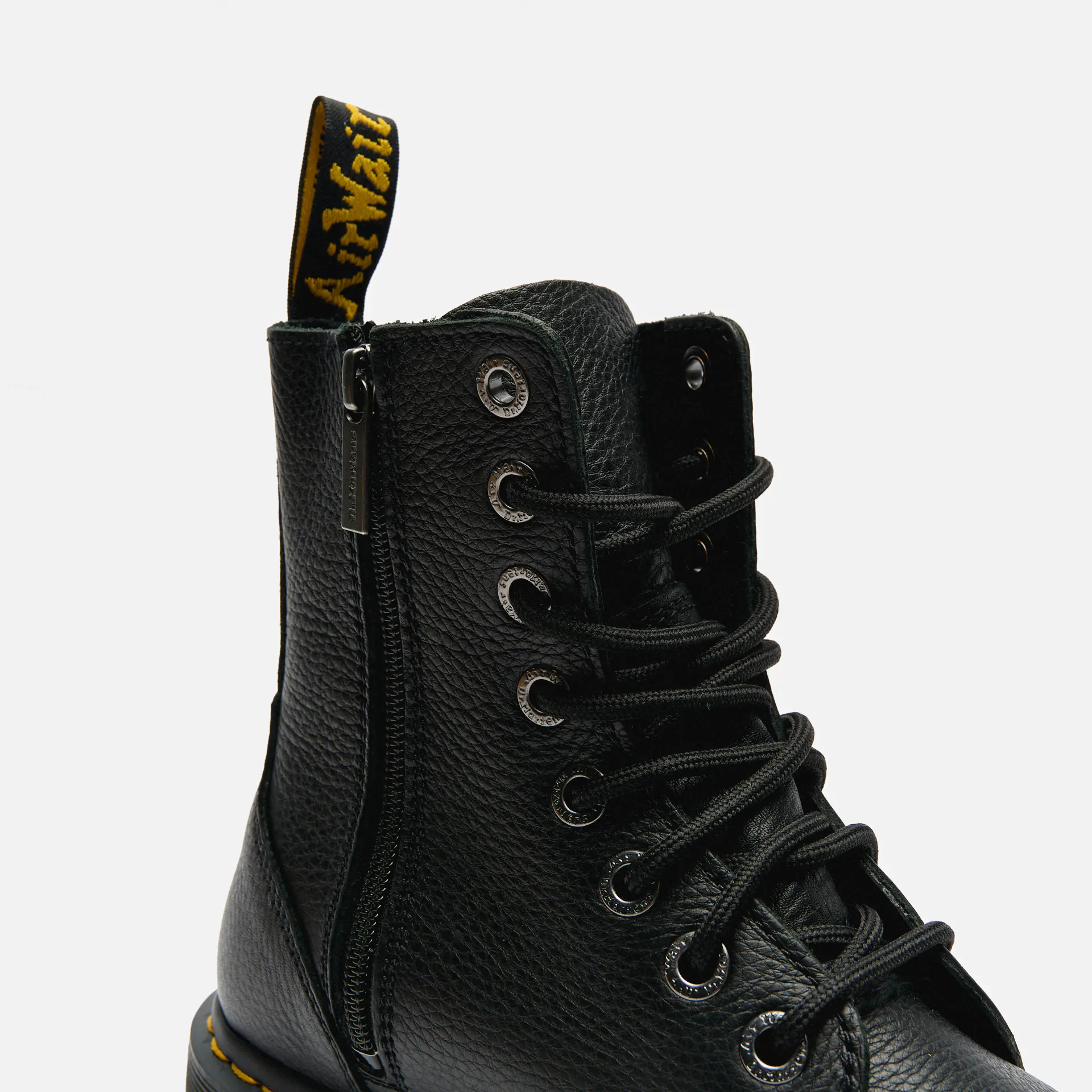 Dr. Martens Jadon III Pisa Leder Plateau Boots Black
