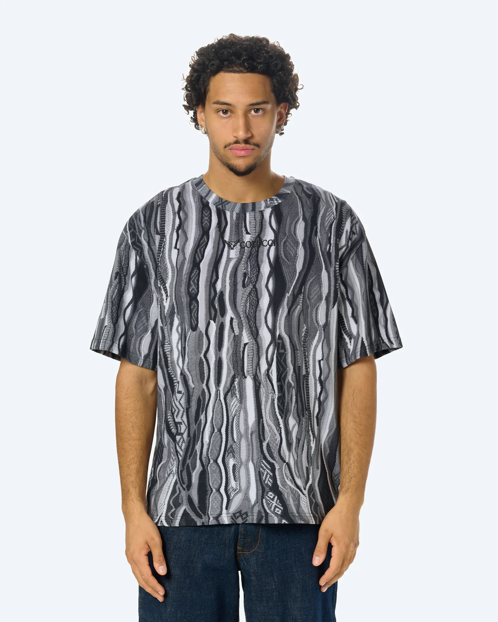 Signature T-Shirt AOP Black