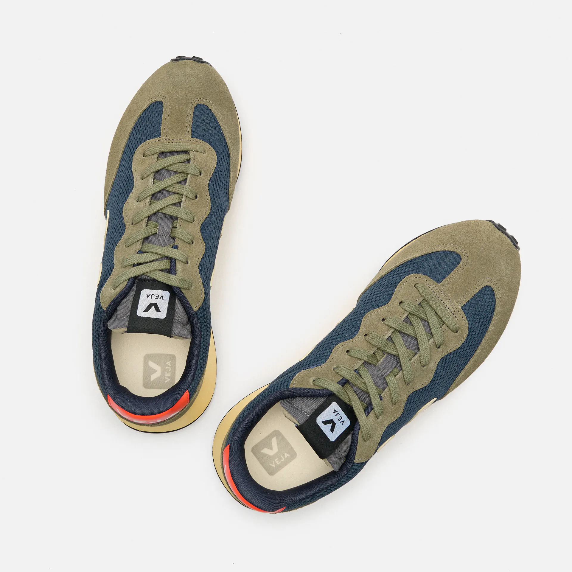 Veja Men Rio Branco II Sneaker Nautico Pierre Orange/Fluo