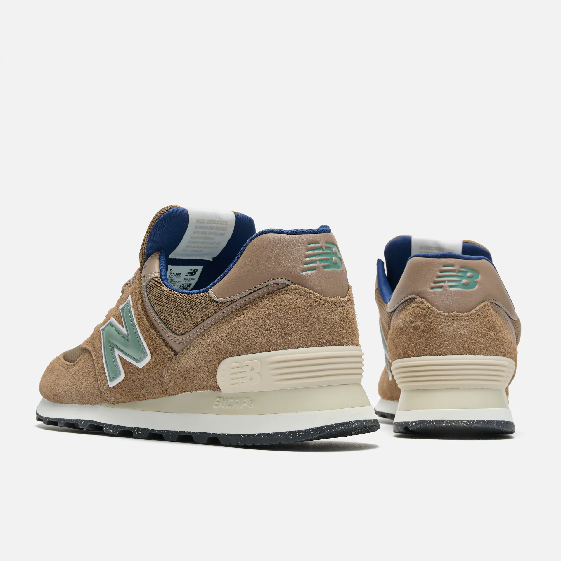 New Balance U574SBB Sneaker Brown/Royal Blue