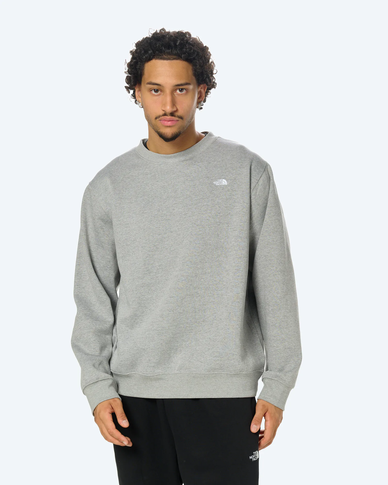 M Essential Simple Dome Relax Crew TNF Pale Grey Heather