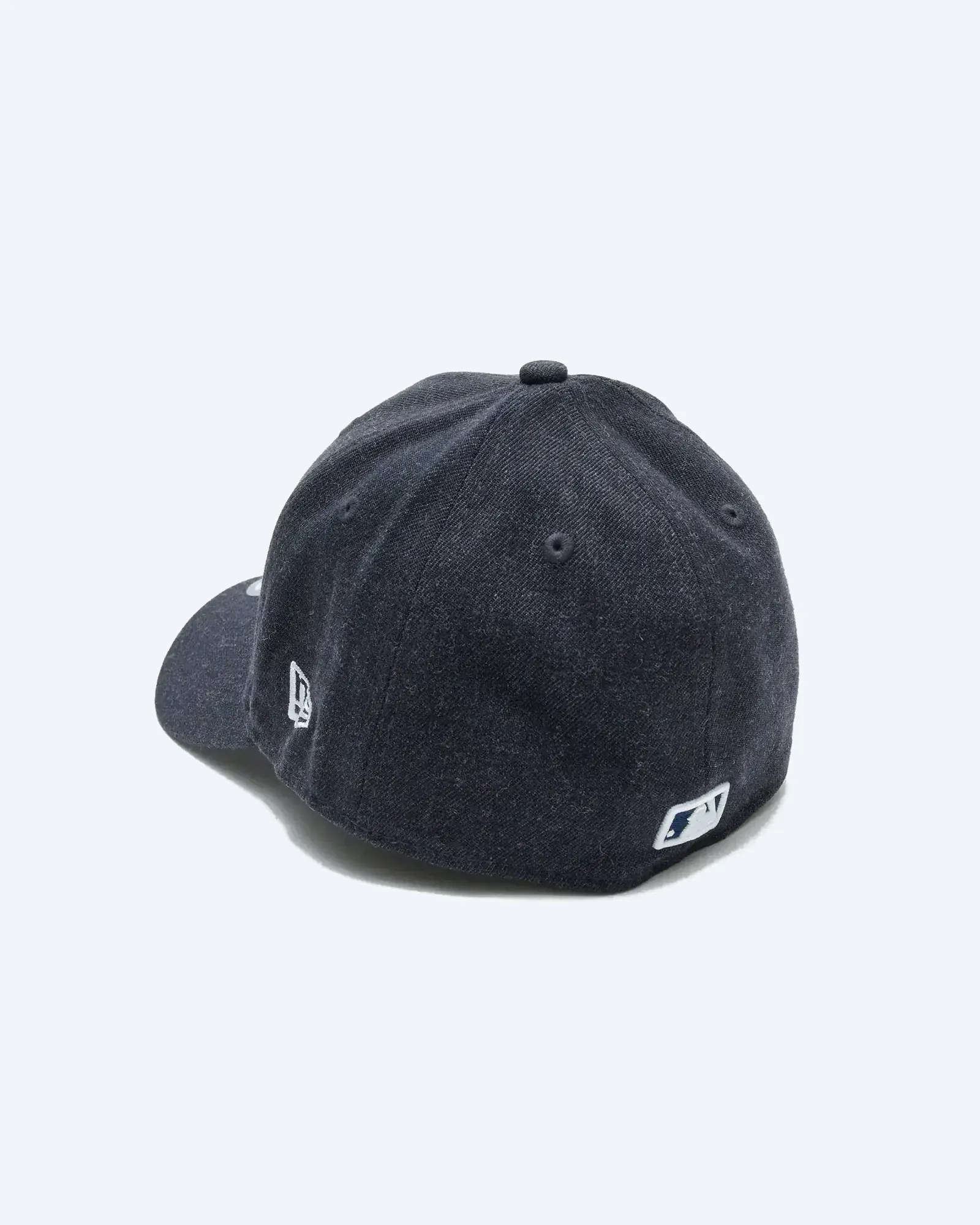 New Era MLB NY Yankees Heather Wool 39Thirty Stretch Fit Cap Navy