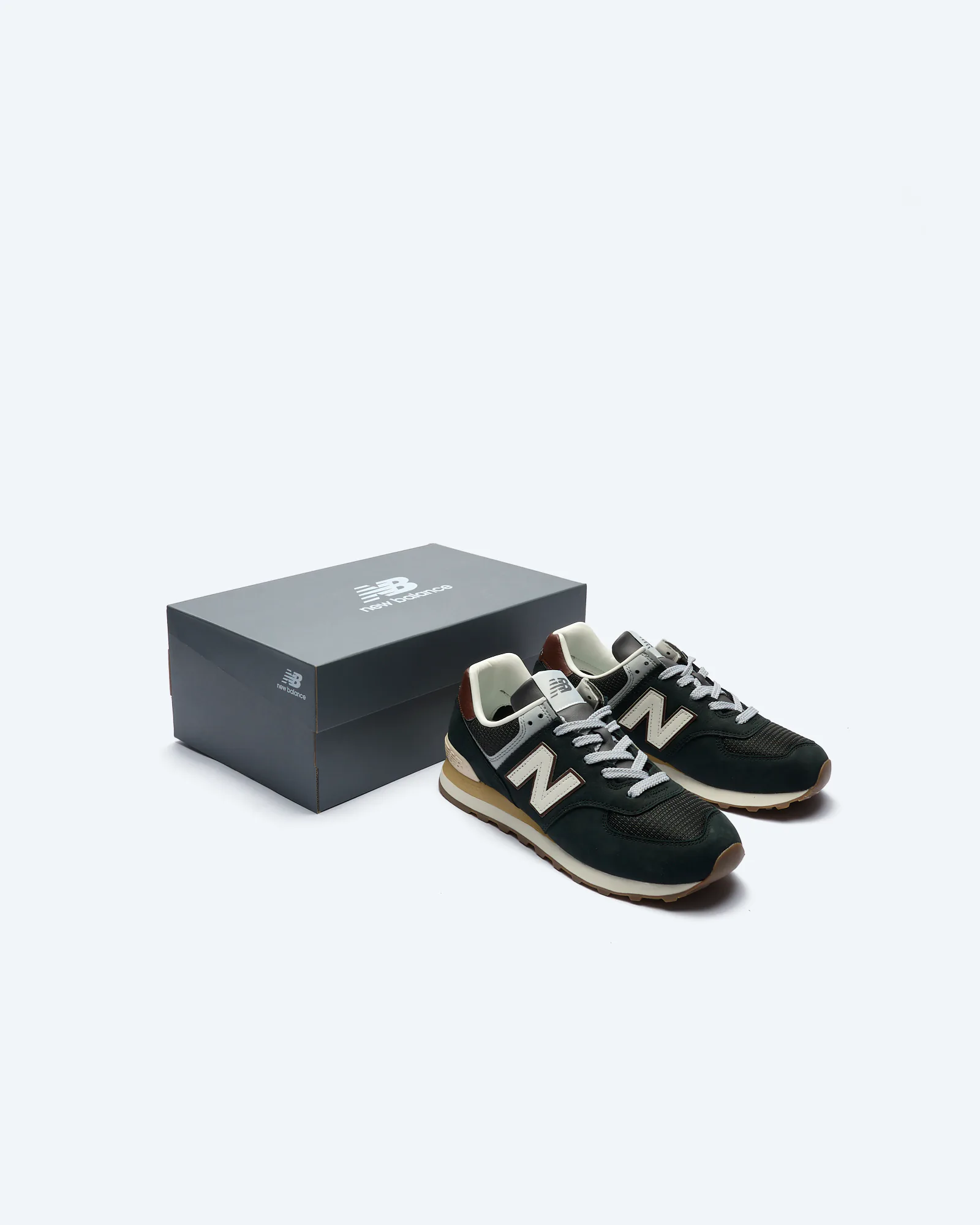 New Balance 574 Black/Brown
