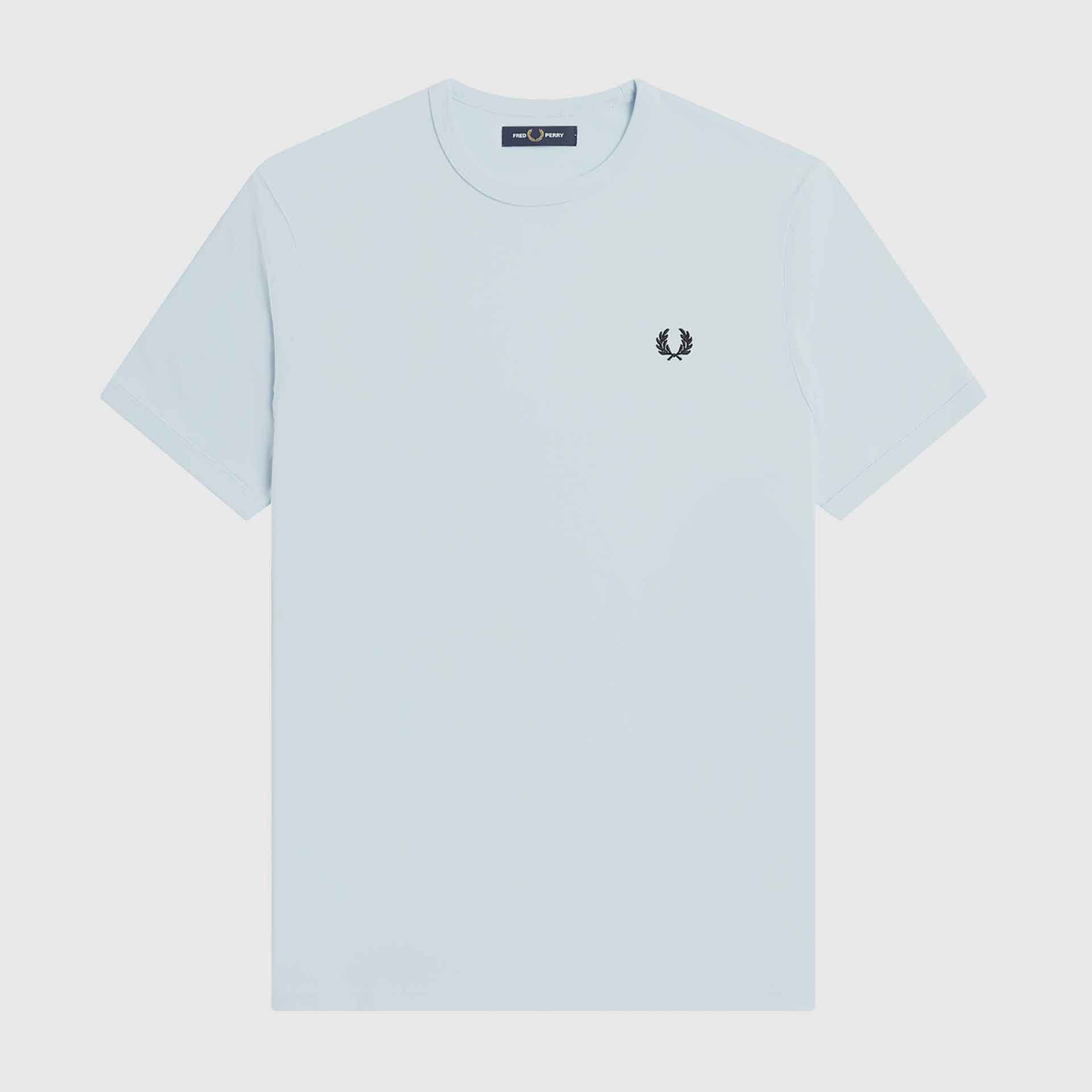Fred Perry Ringer T-Shirt Light Ice