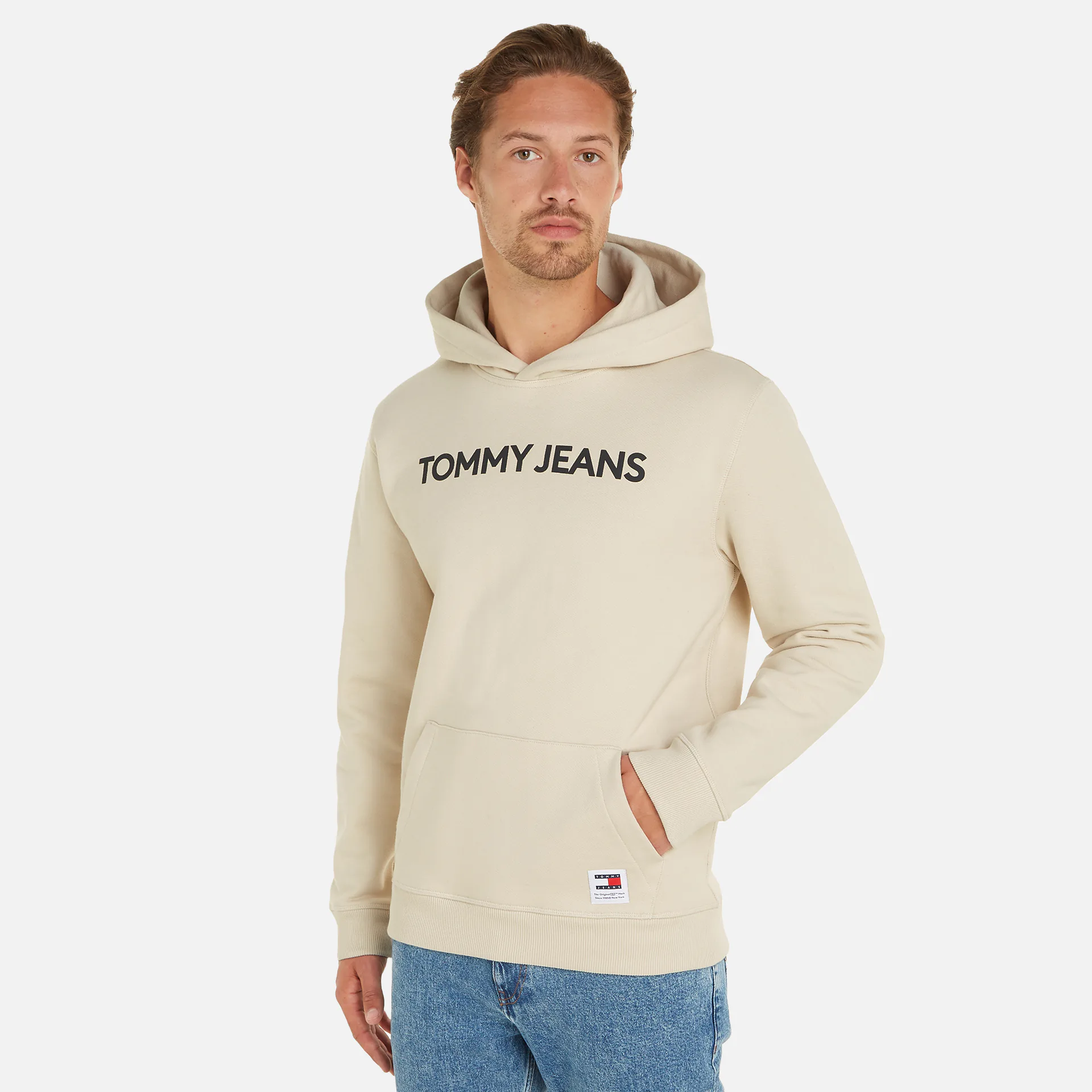 Tommy Jeans Reg Bold Classics Hoodie Newsprint