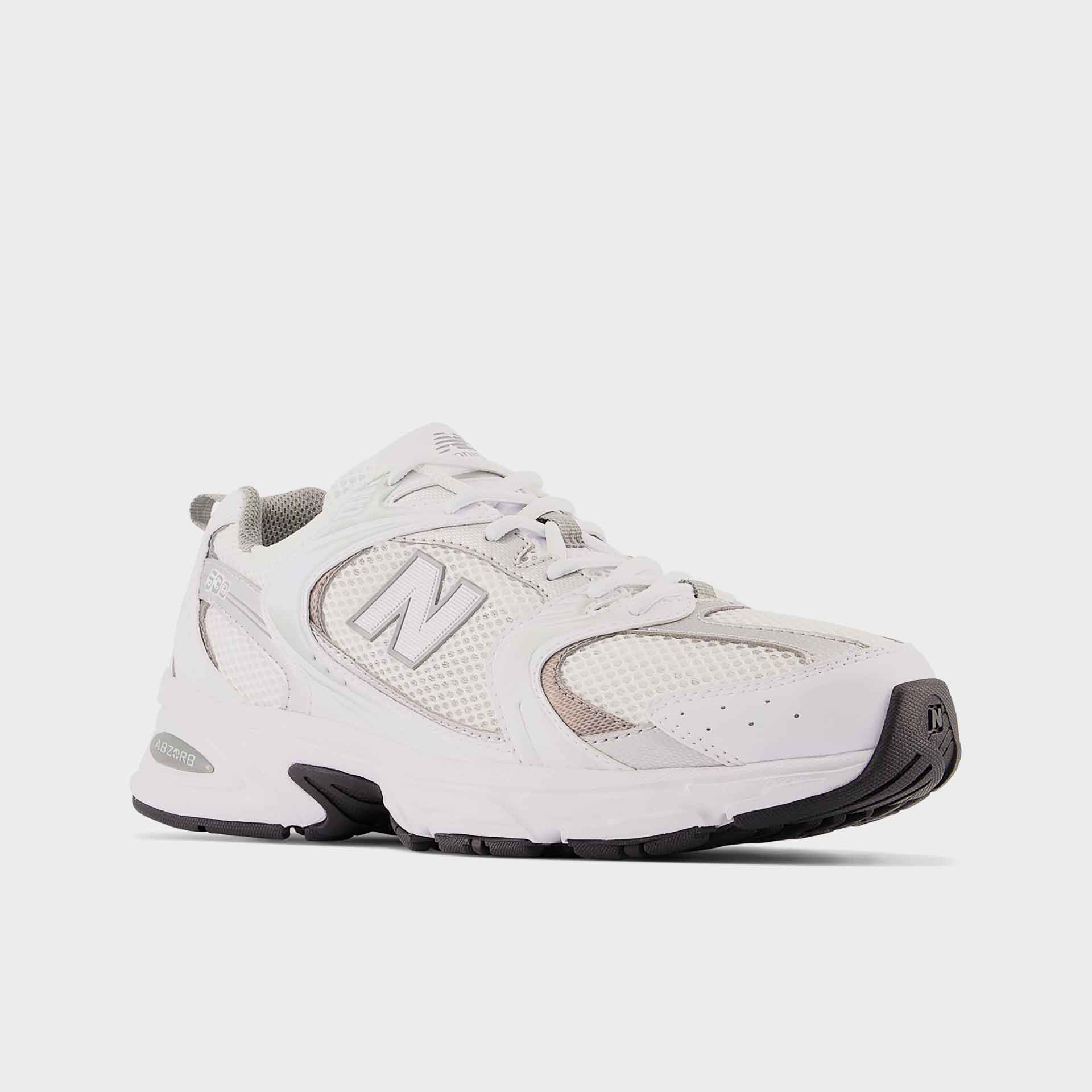 New Balance MR530AD Sneaker White/Silver Metallic