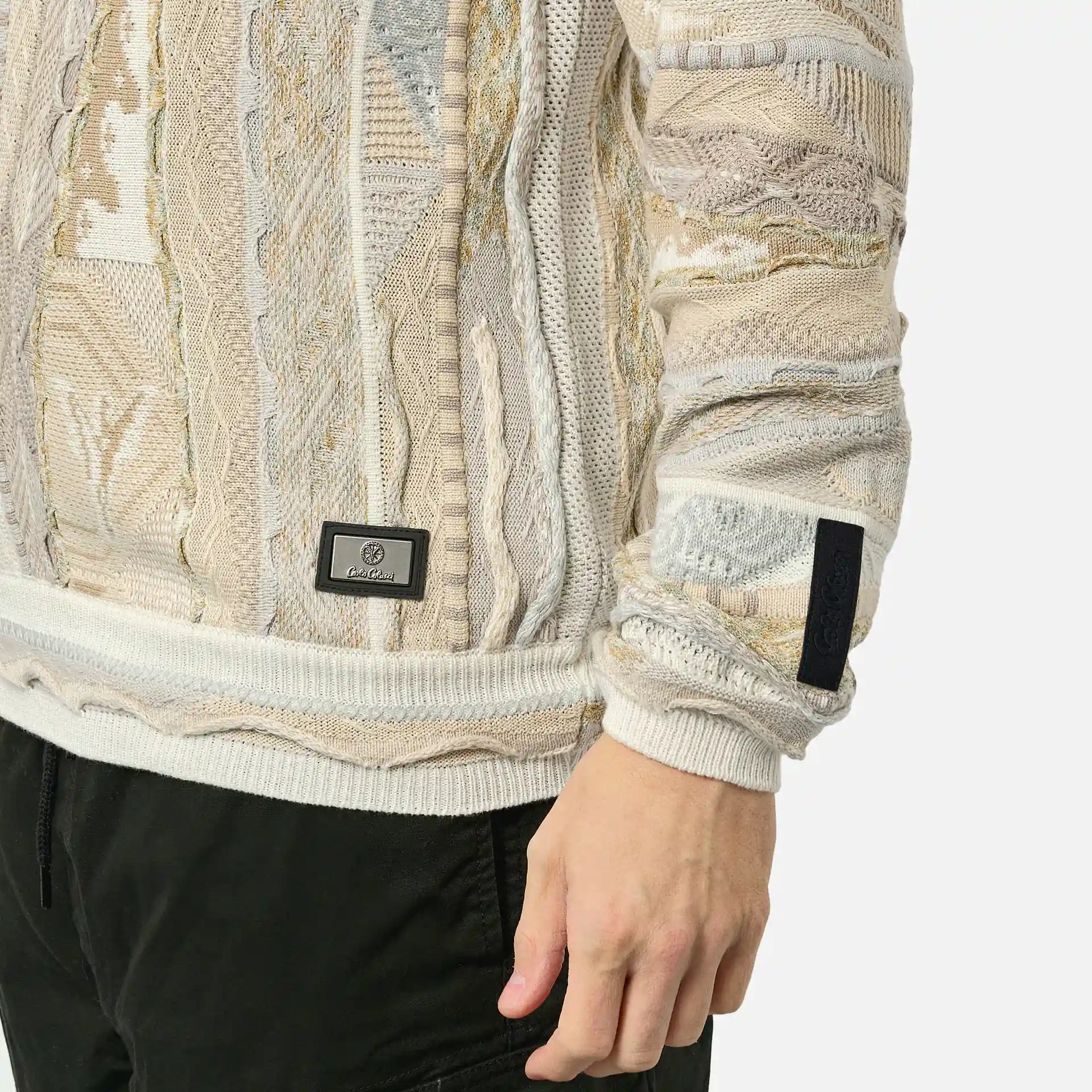 Carlo Colucci Knit Crewneck Beige Carlo Colucci Knit Crewneck Beige