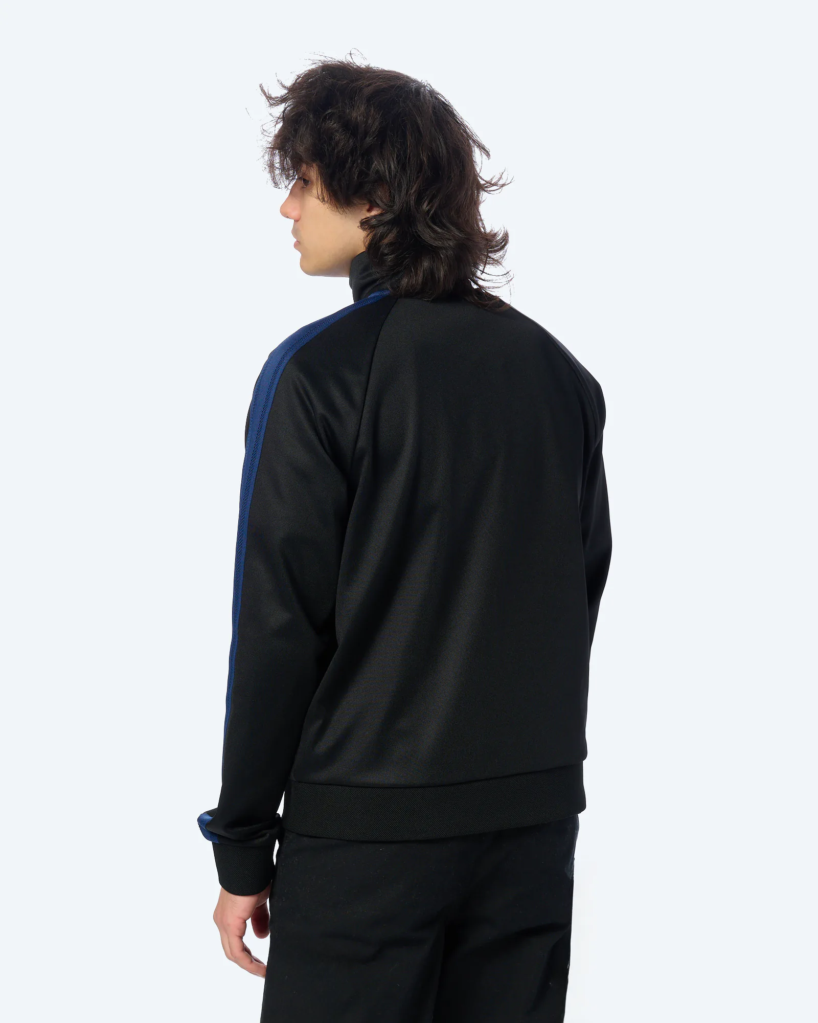 Fred Perry Mesh Taped Track Jacket Black