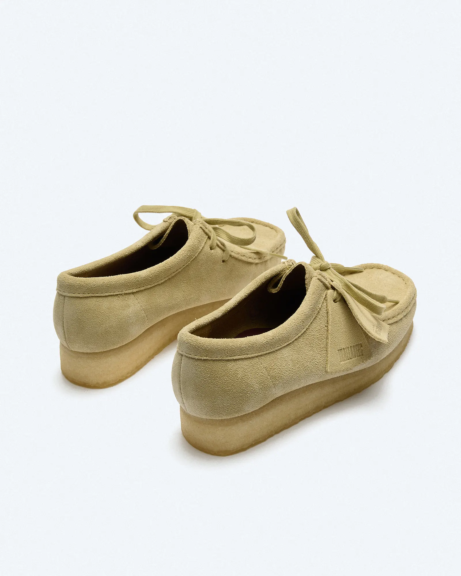 Clarks Women's Wallabee Suede Shoes Maple