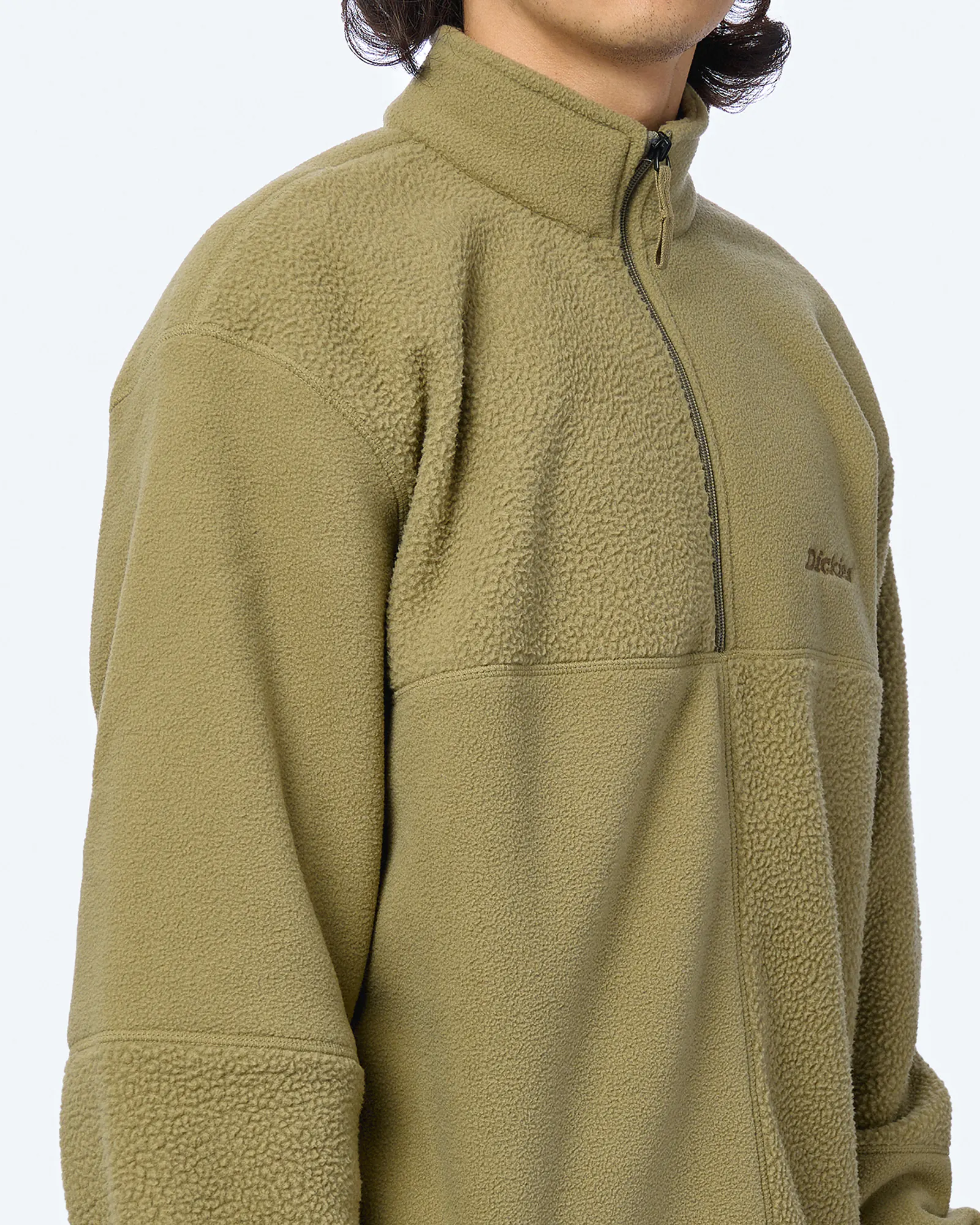 Dickies Pinesdale Half Zip Fleece Sweatshirt Imperial Green Dickies Pinesdale Half Zip Fleece Sweatshirt Imperial Green