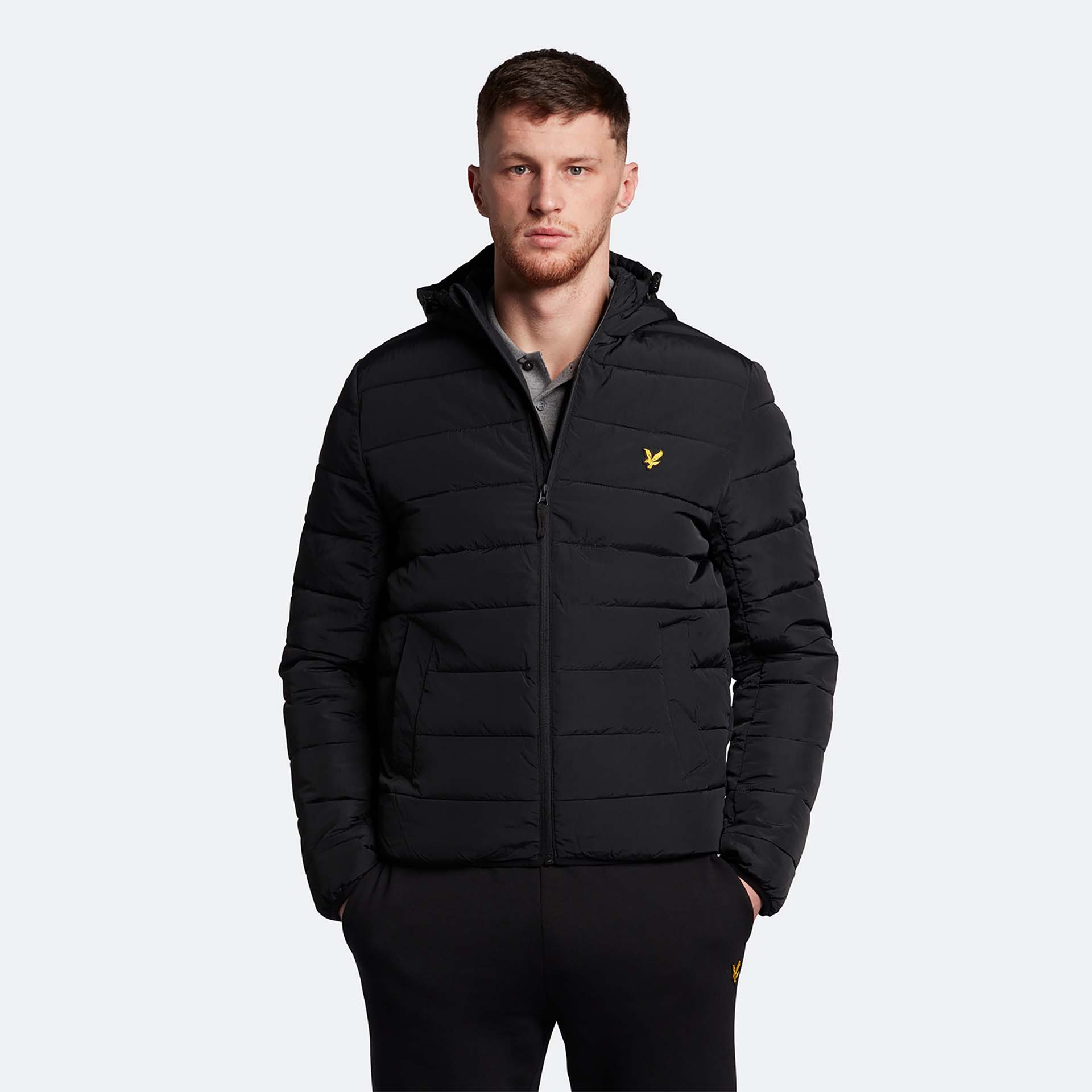 Lyle & Scott Lightweight Padded Jacket Jet Black