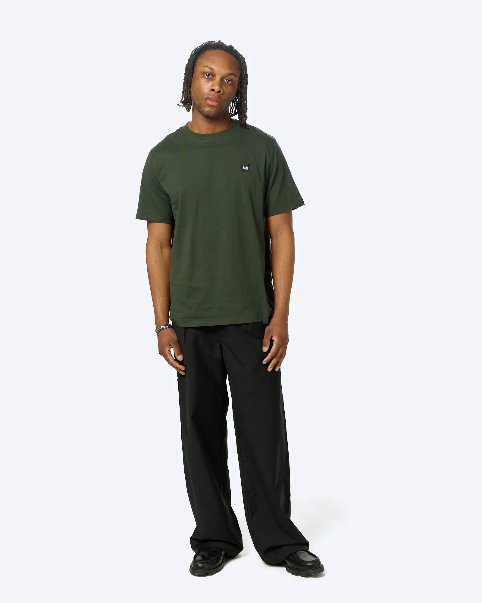 Weekend Offender Brooklands Badge T-Shirt Dark Green