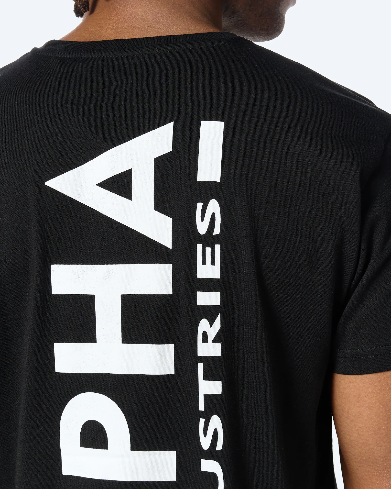 Alpha Industries Backprint T-Shirt Black