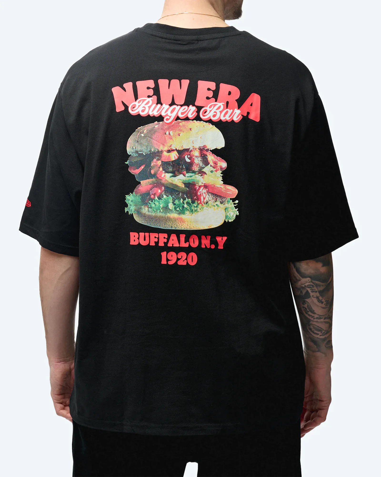 New Era Food Graphic Oversized T-Shirt Black New Era Food Graphic Oversized T-Shirt Black
