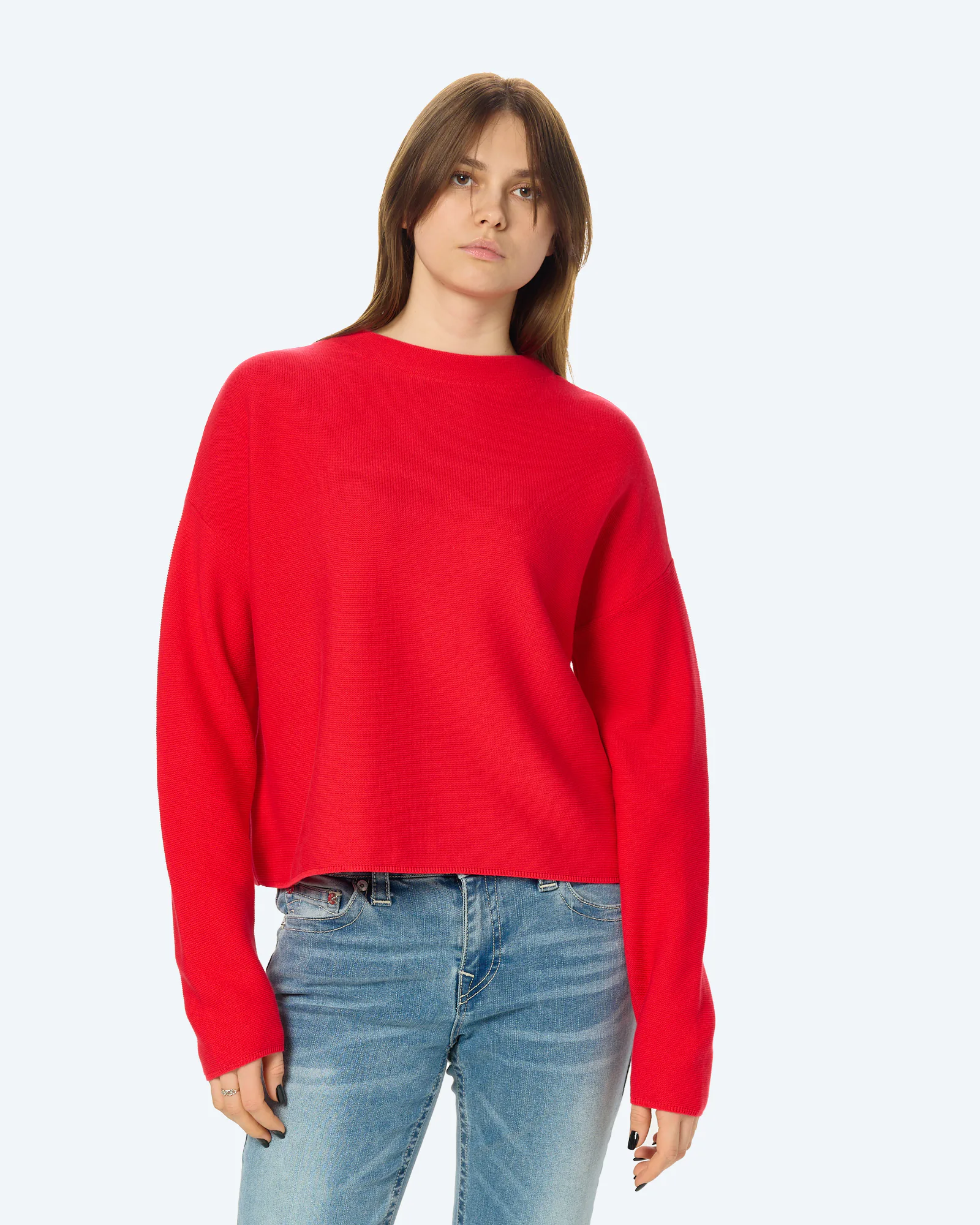 ARMEDANGELS MERINAA LINKS LINKS Sweatshirt Candy Apple