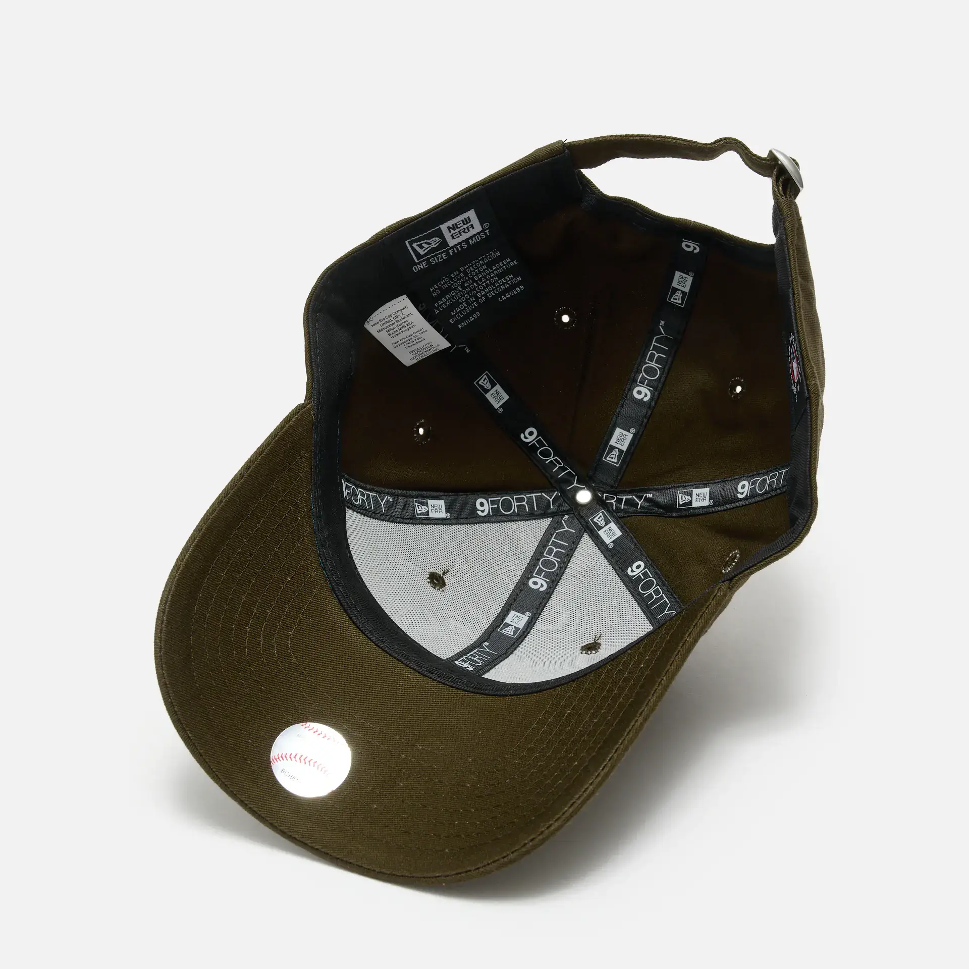 New Era MLB NY Yankees League Essential 9Forty Strapback Cap Brown/Stone
