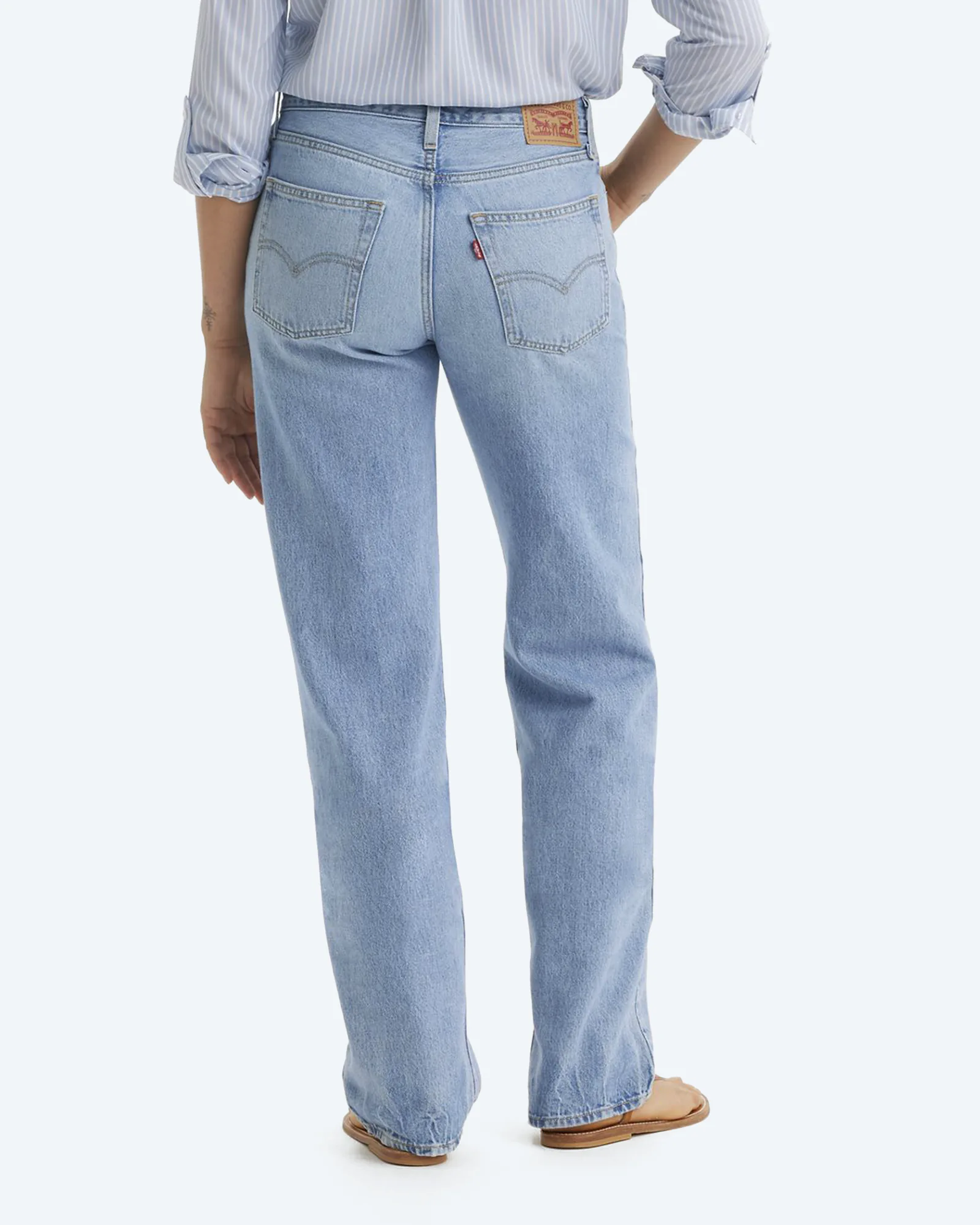 94 Baggy Med Indigo - Worn In Riveting