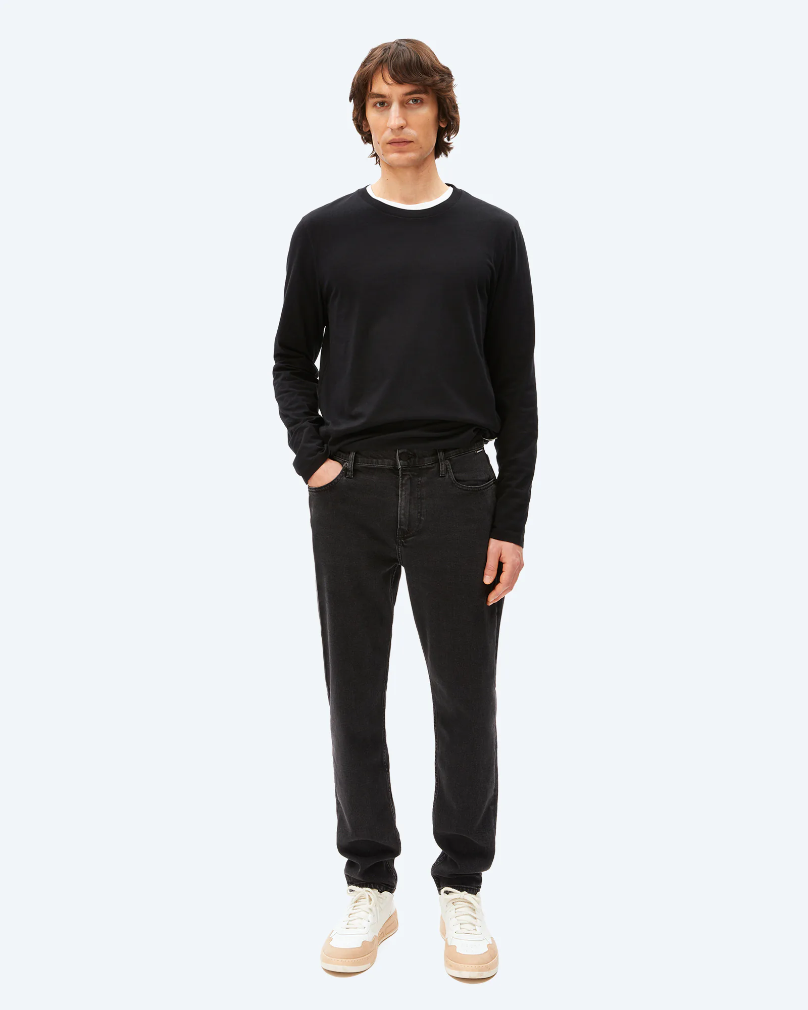 Aarjo Tarpa Tapered Jeans Black Washed Authentic