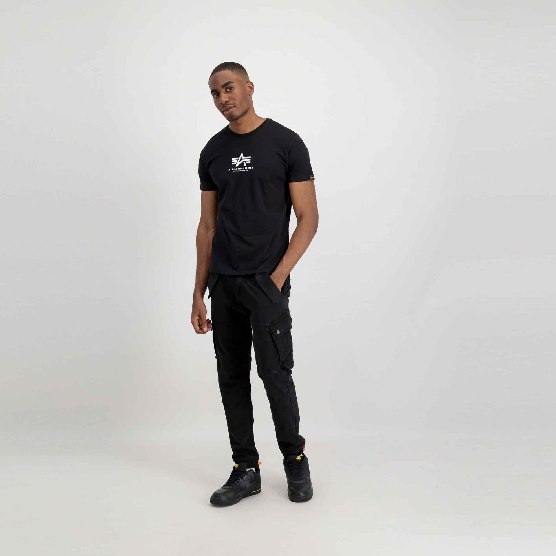 Alpha Industries Basic ML T-Shirt Black