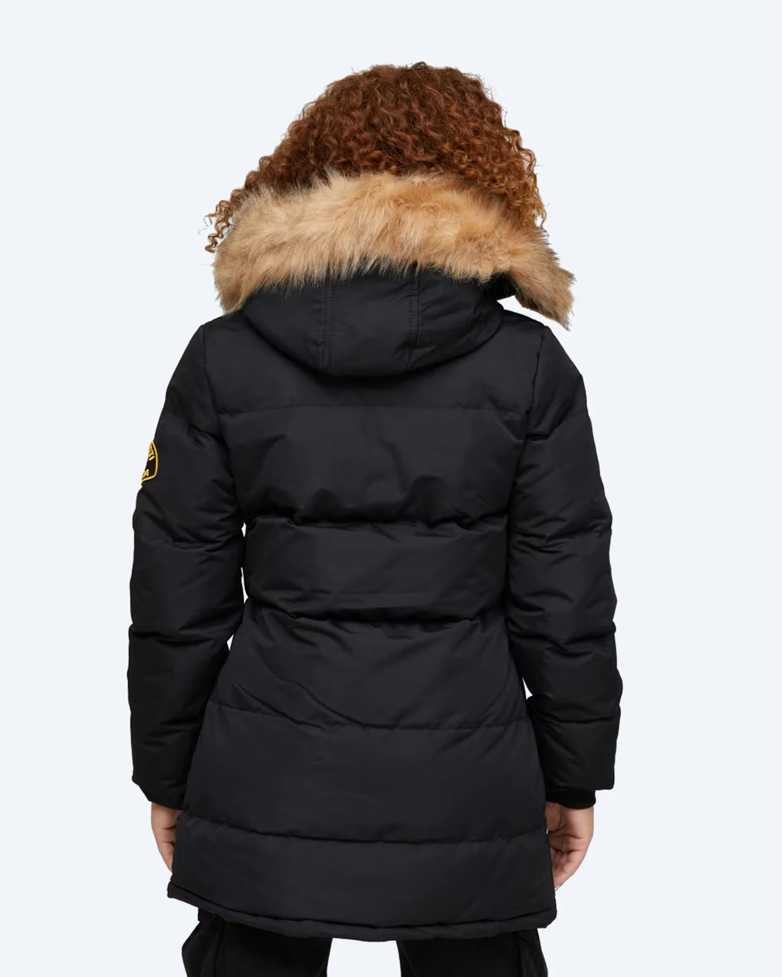 Zavetti Canada Goshawa Puffer Parka Jacket Black