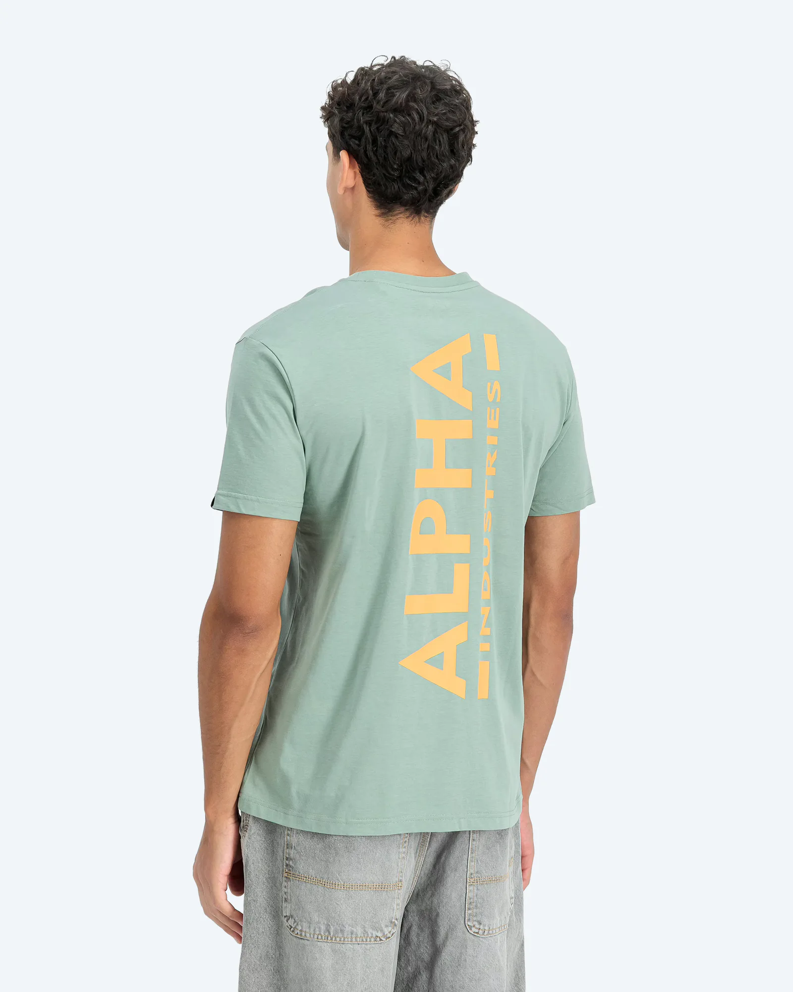 Alpha Industries Backprint T-Shirt Frost Green