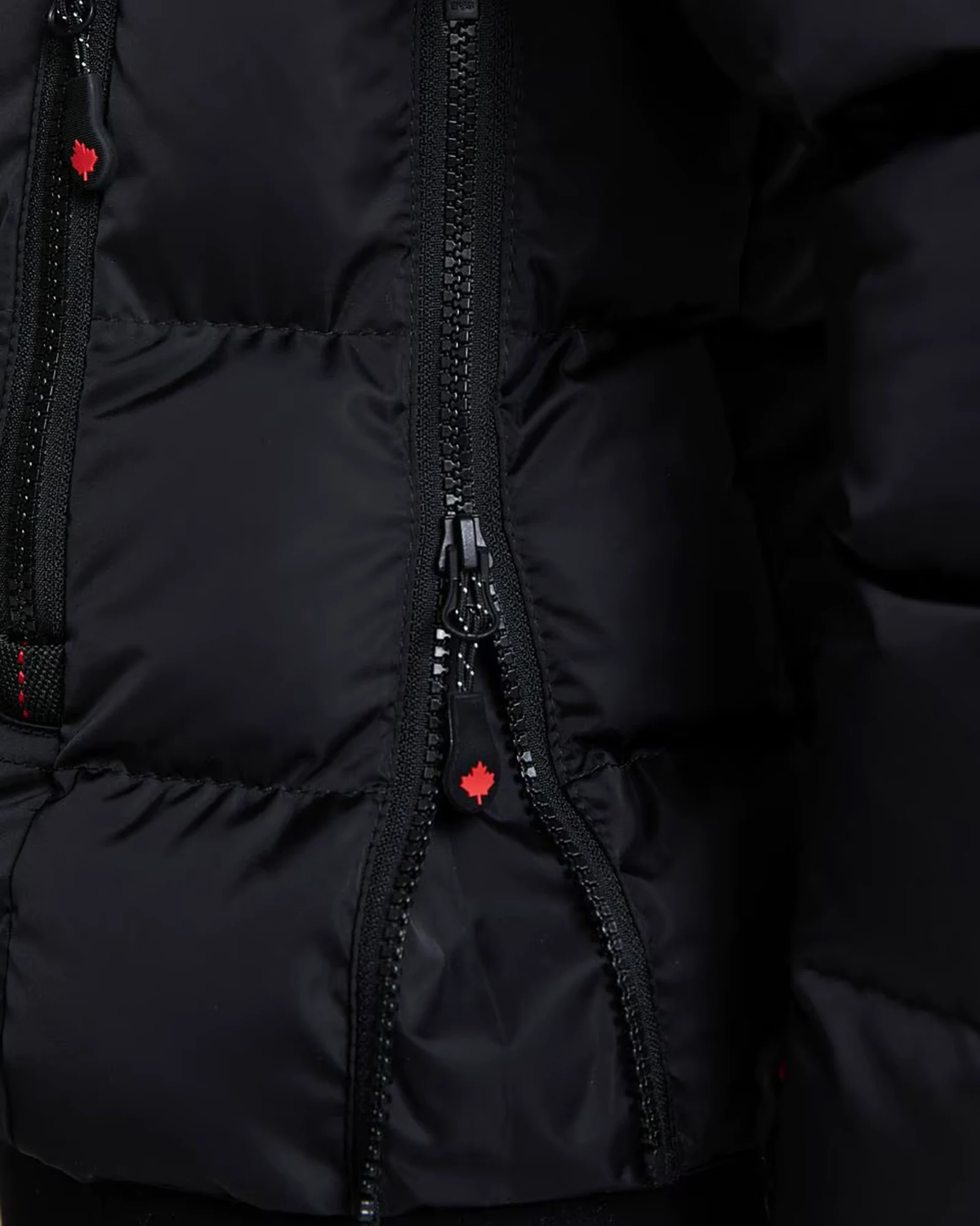 Zavetti Canada Virna Slimline Puffer Jacket Black