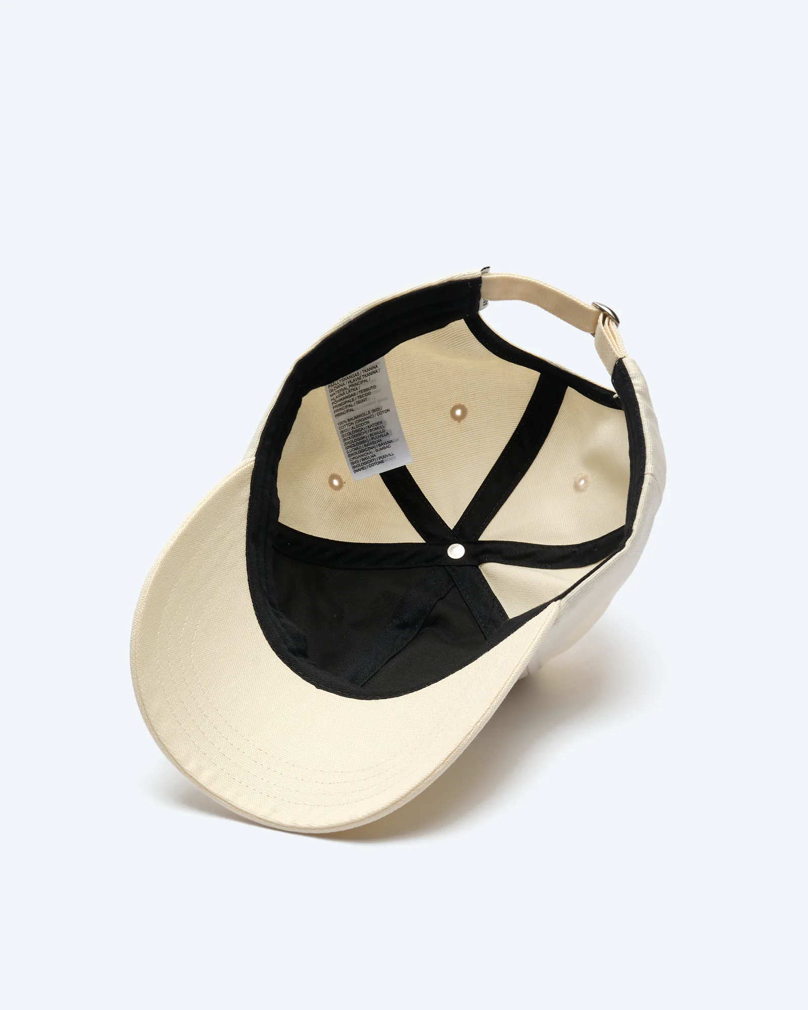 YENAAS BOLD Cap Oatmilk/Black
