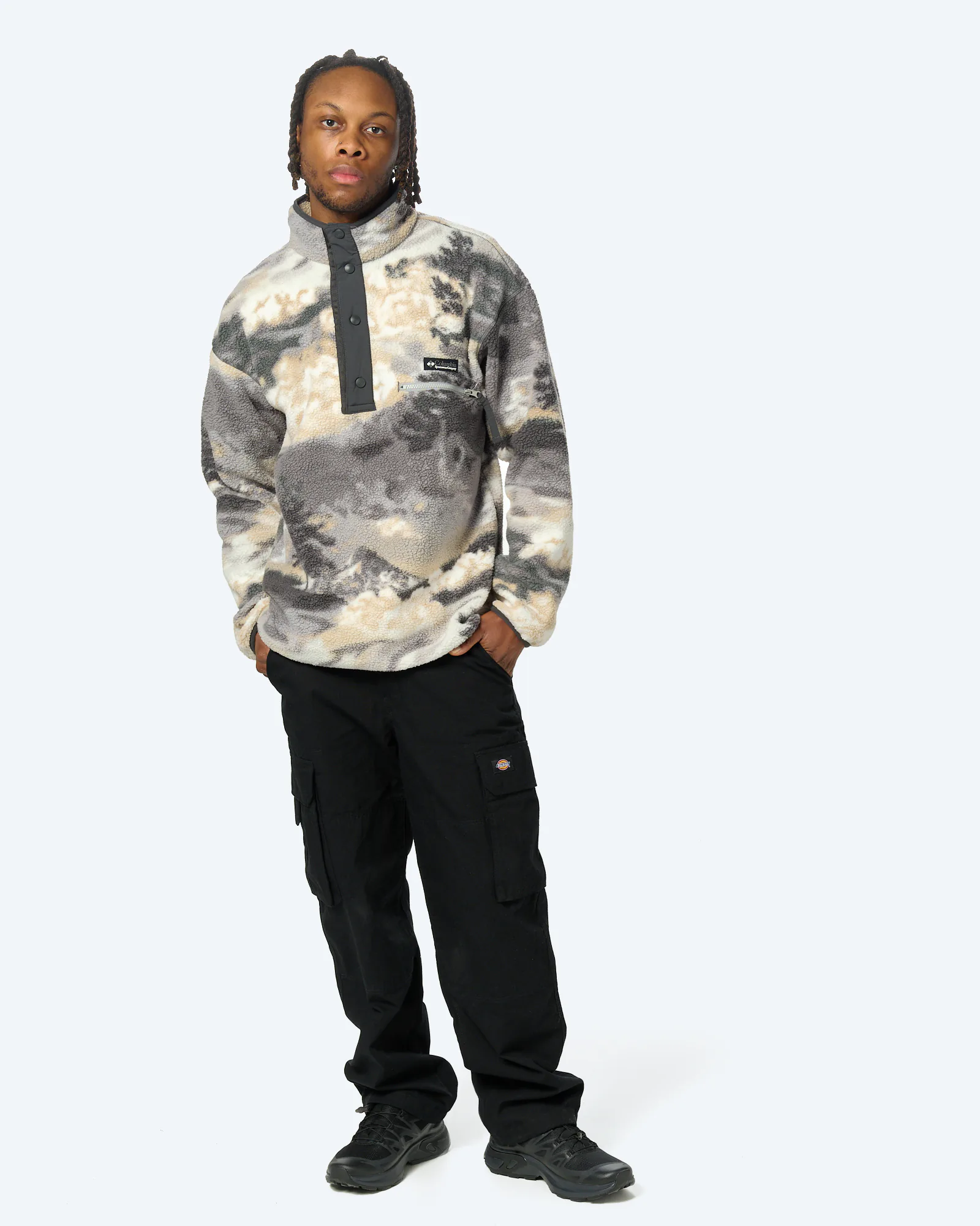 Columbia Helvetia™ II Printed Half Snap Fleece Shark/Dreaming