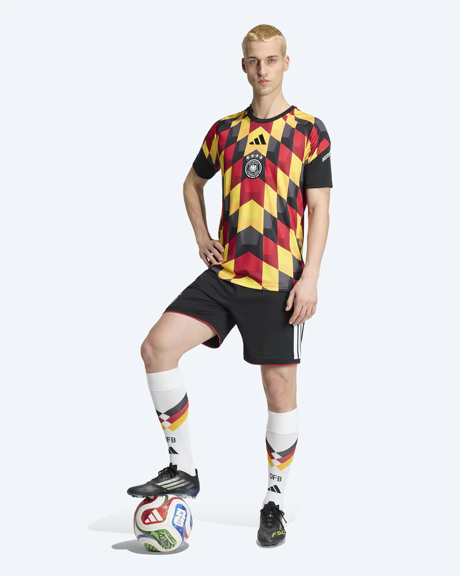 DFB Pre Shirt Home 26 Black/Yellow