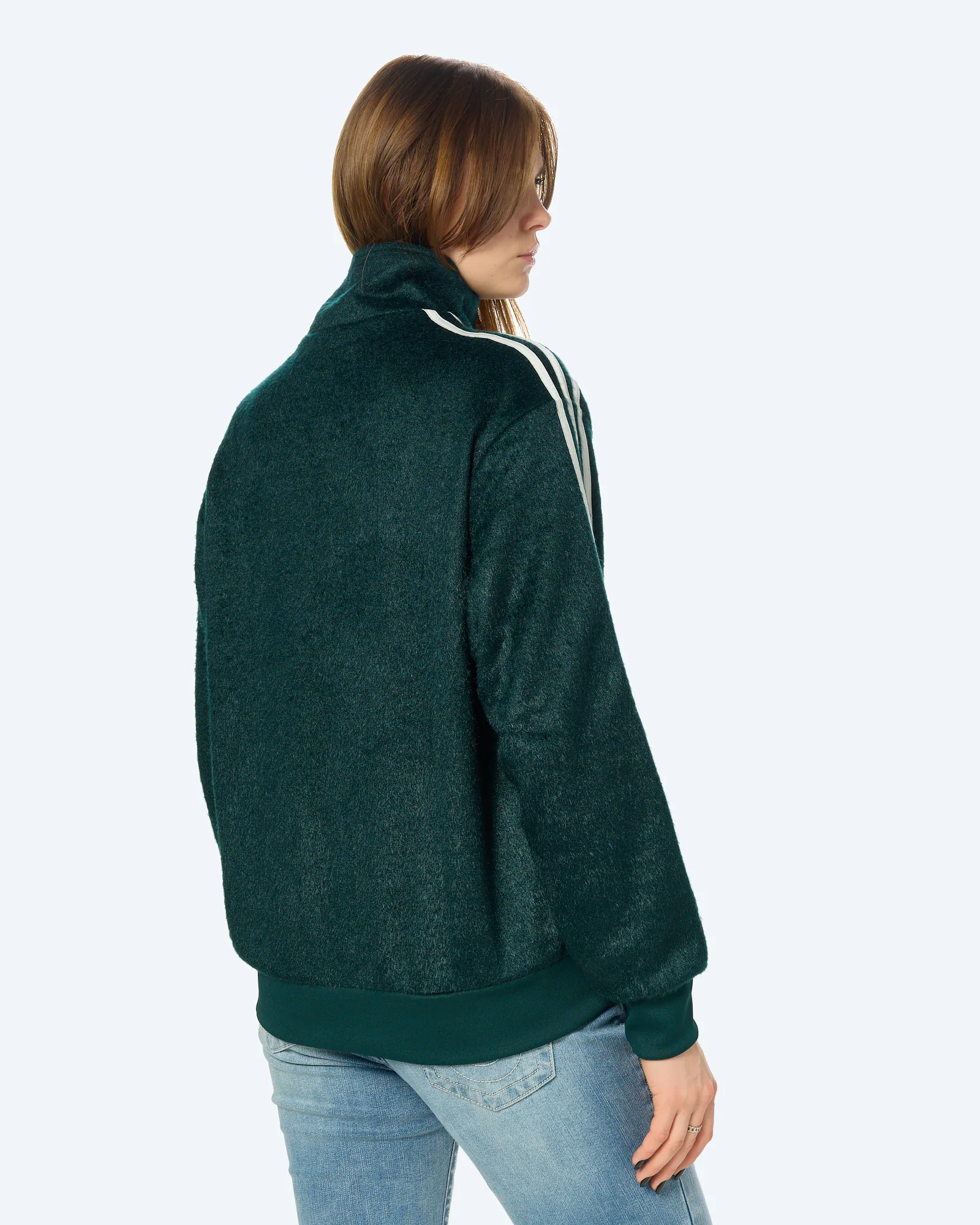 adidas Originals Mohair Firebird Track Top Aurora Ivy