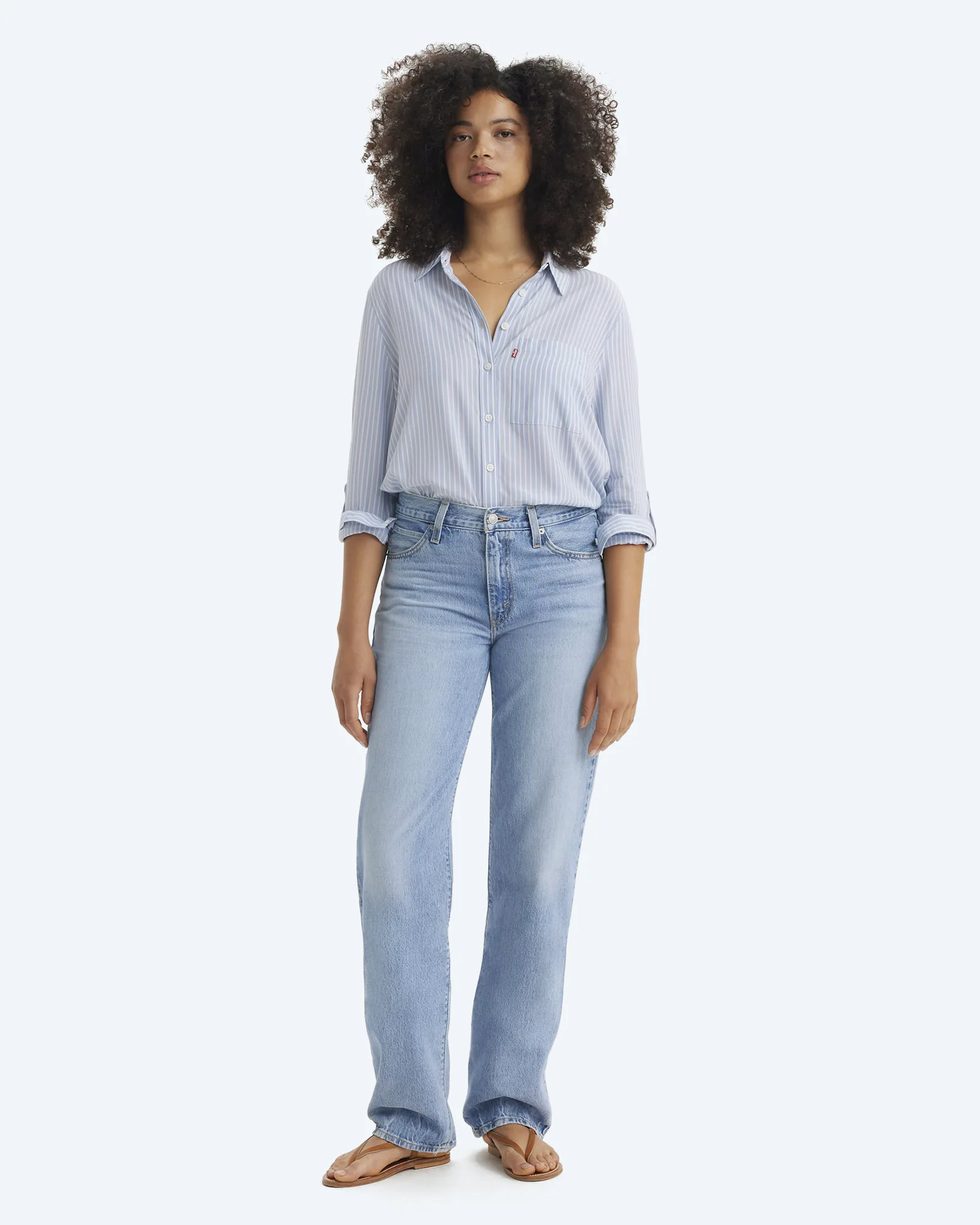 94 Baggy Med Indigo - Worn In Riveting