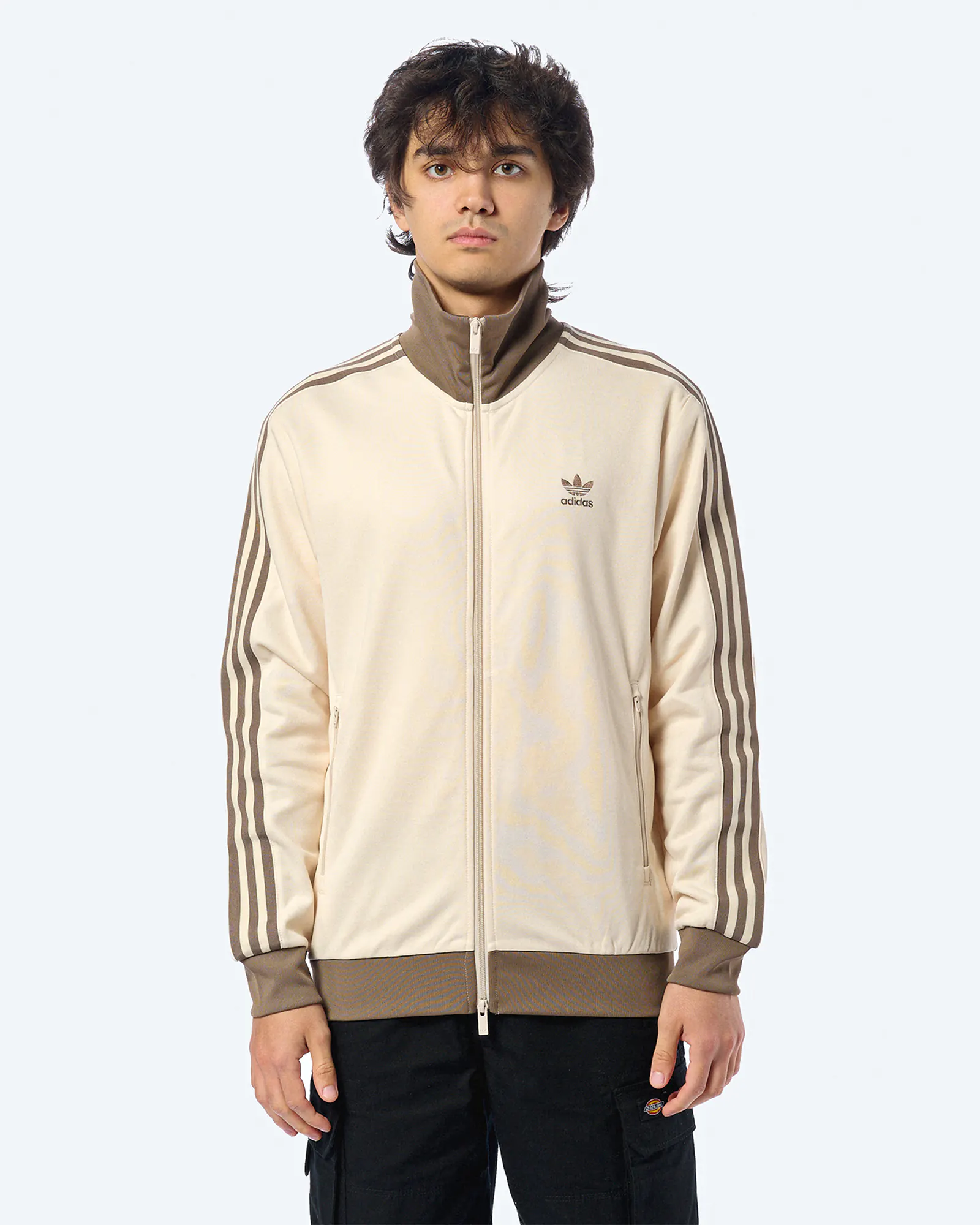adidas Originals Classics Track Top Wonder White/Trace Brown adidas Originals Classics Track Top Wonder White/Trace Brown