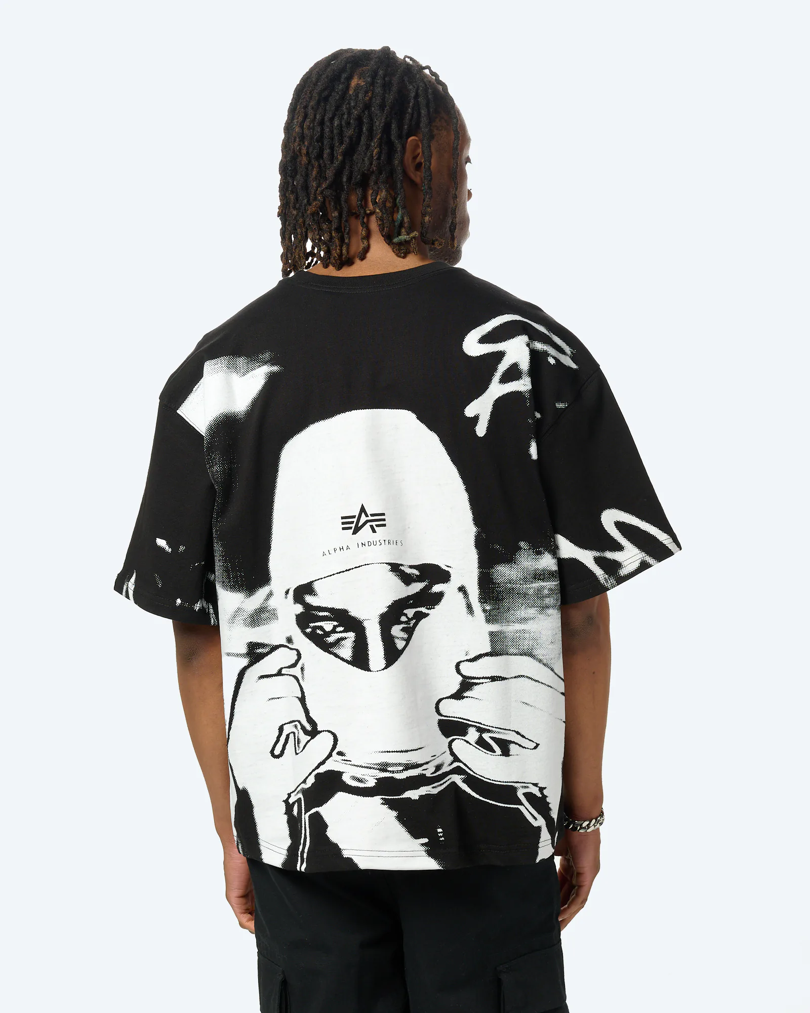 Alpha Industries Balaclava Backprint T-Shirt Black