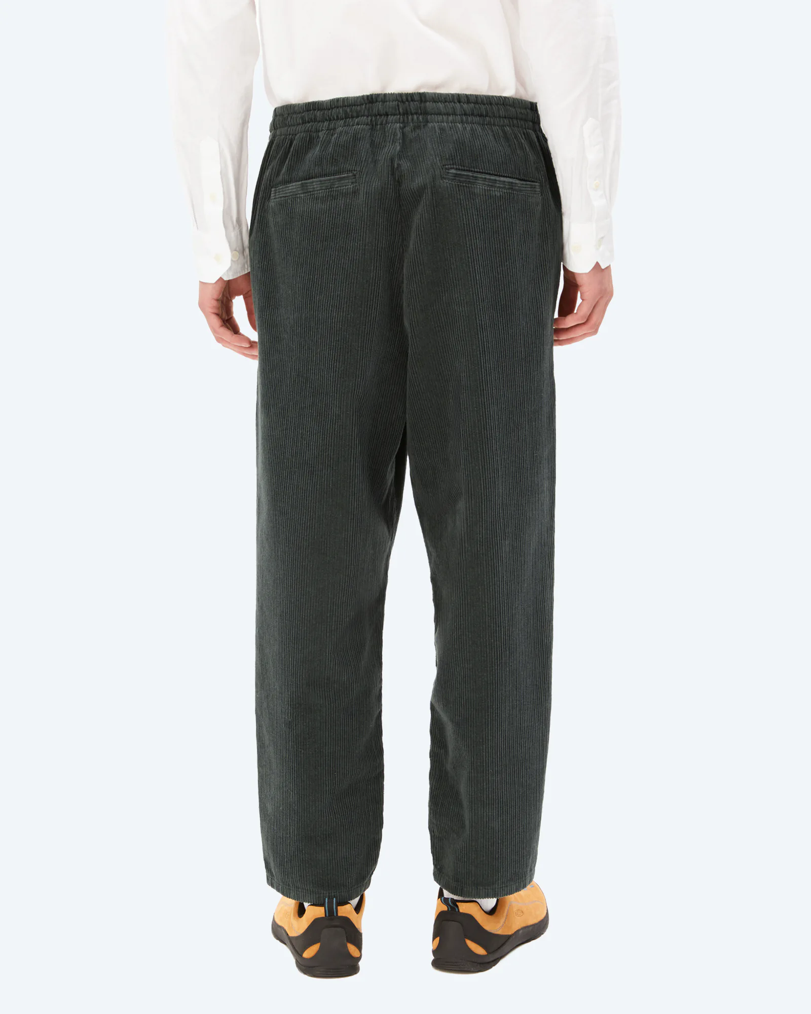 Pull On Corduroy Tapered Pant Space Steel