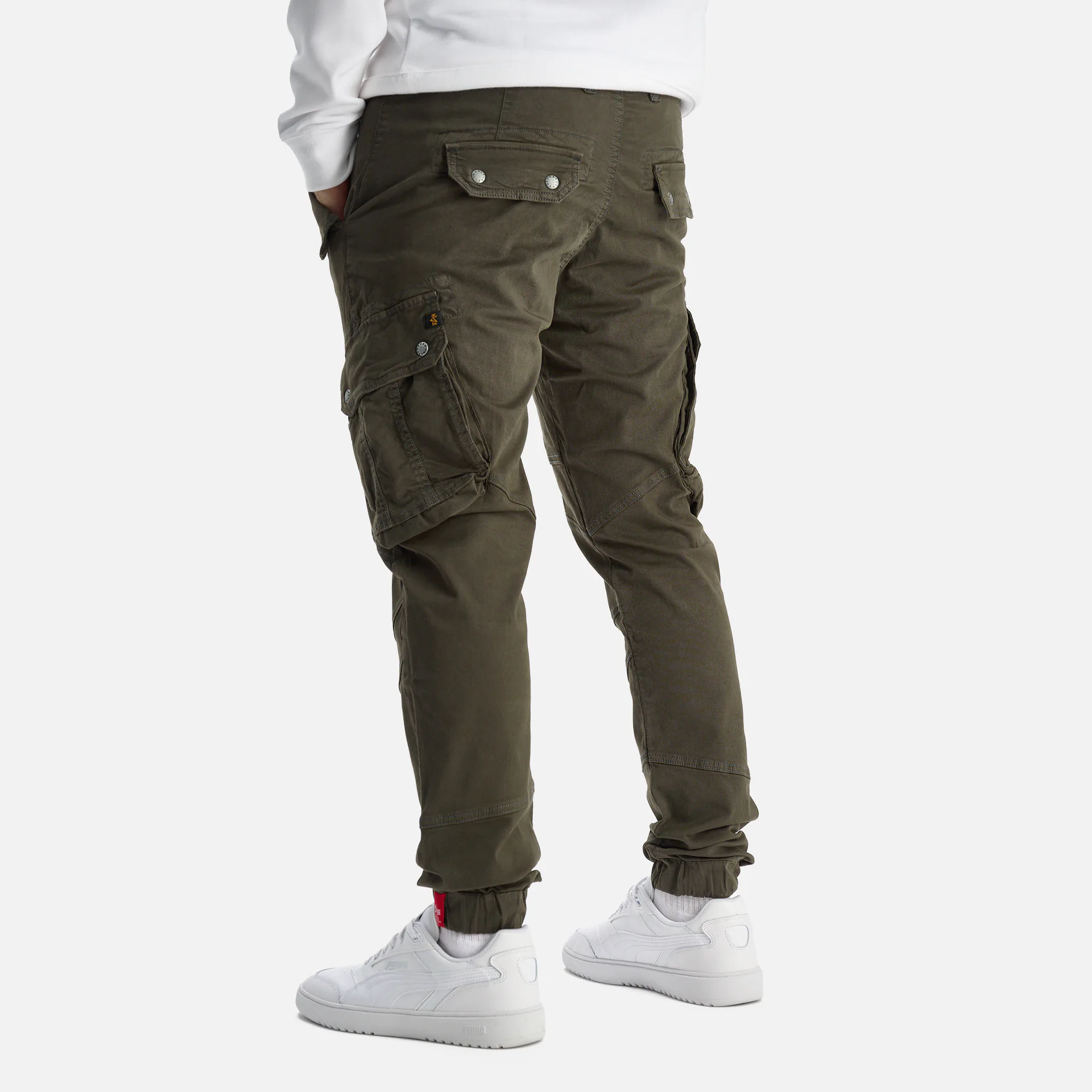 Alpha Industries Combat Cargo Pants LW Grey Black