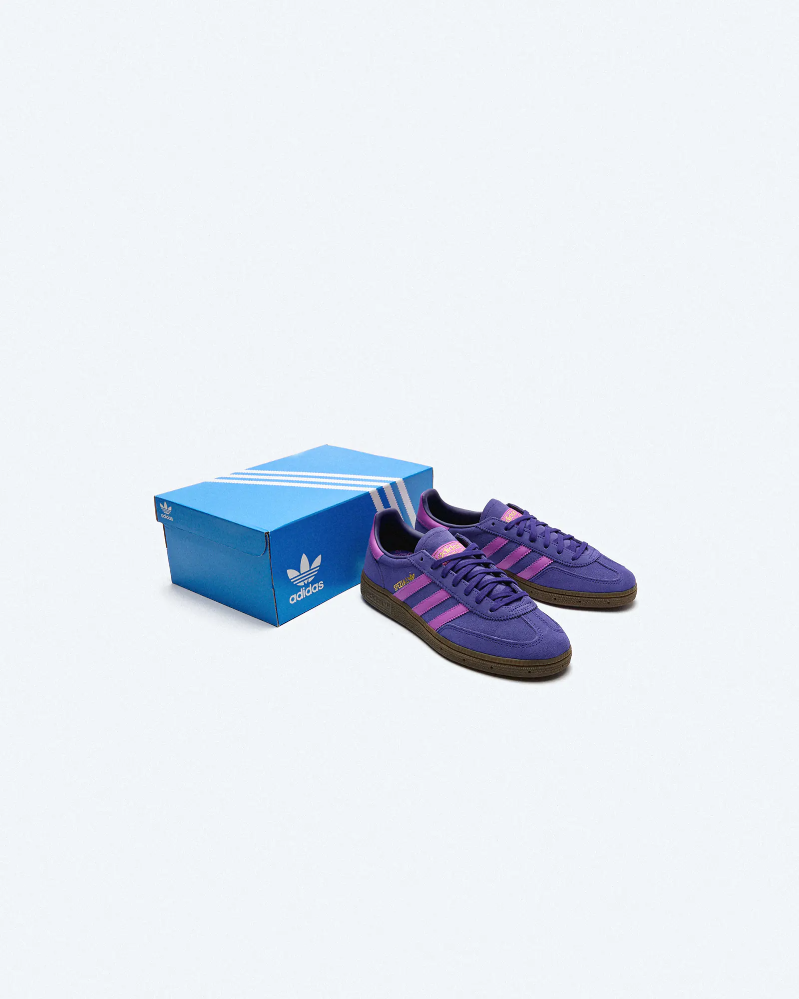 adidas Originals Handball Spezial Sneaker J Purple/Purple Burst/Gum adidas Originals Handball Spezial Sneaker J Purple/Purple Burst/Gum